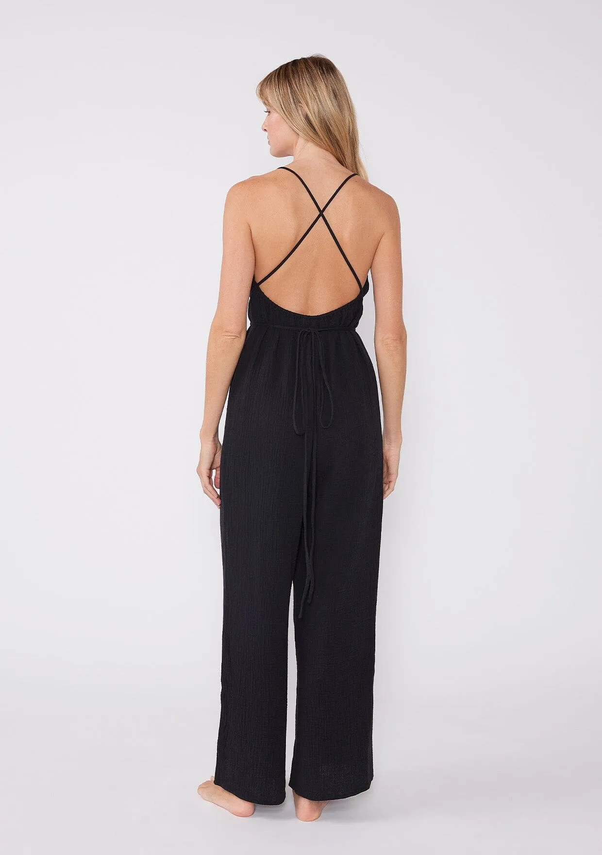 Tied Together Halter Jumpsuit sold by lovestitch product image thumbnail 3