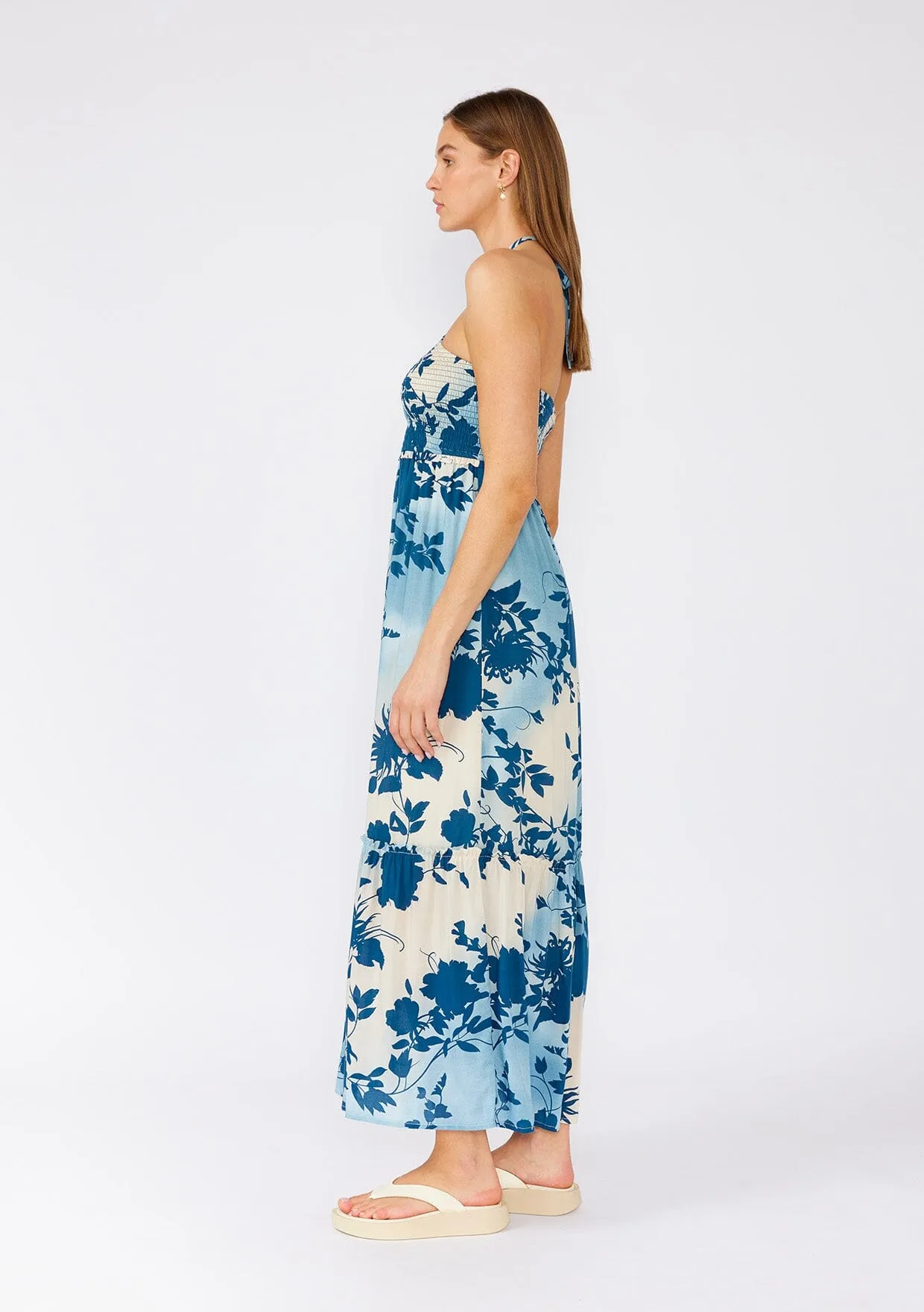 Ocean Eyes Halter Maxi Dress sold by lovestitch product image thumbnail 5