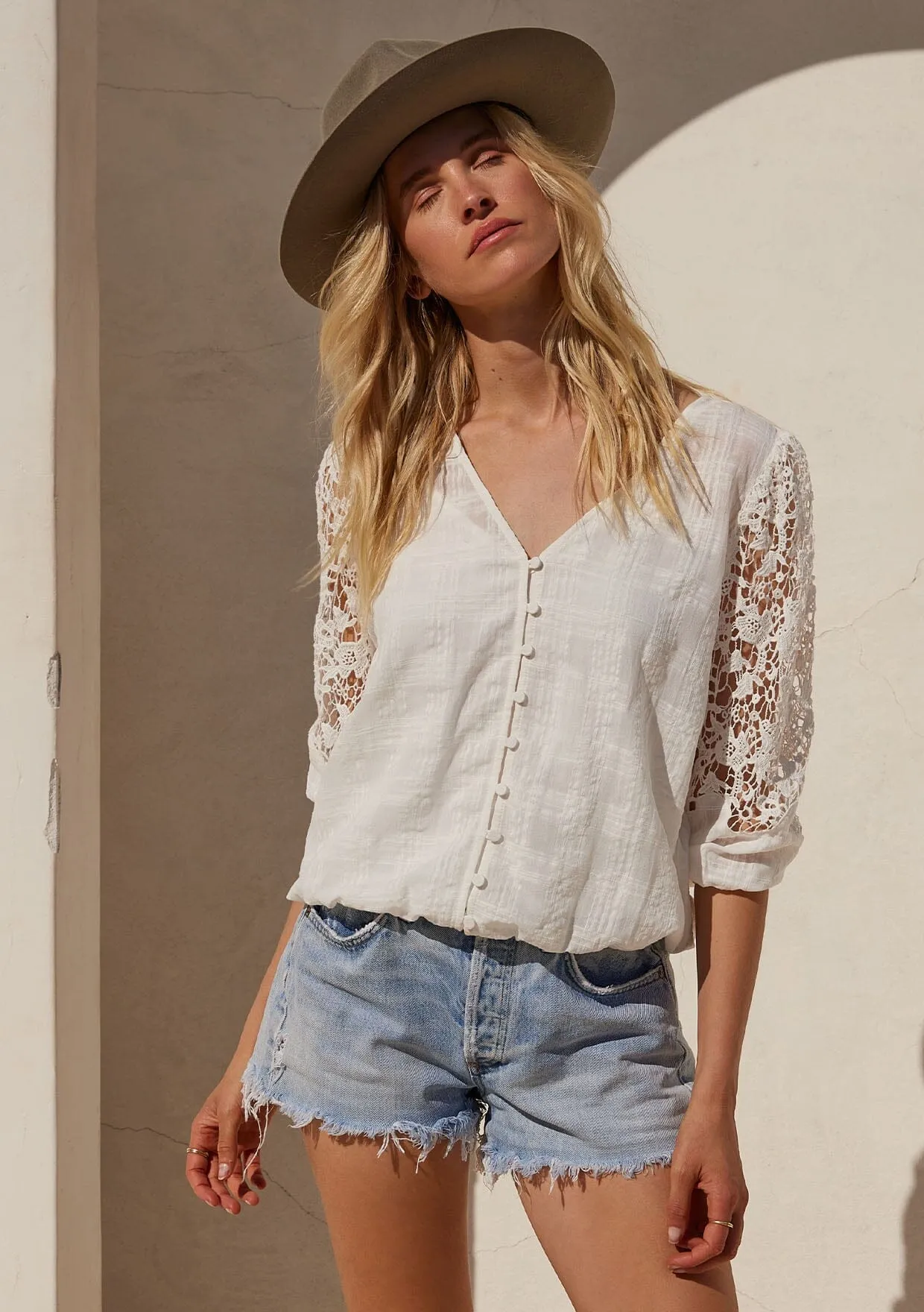 Delilah Blouse sold by lovestitch