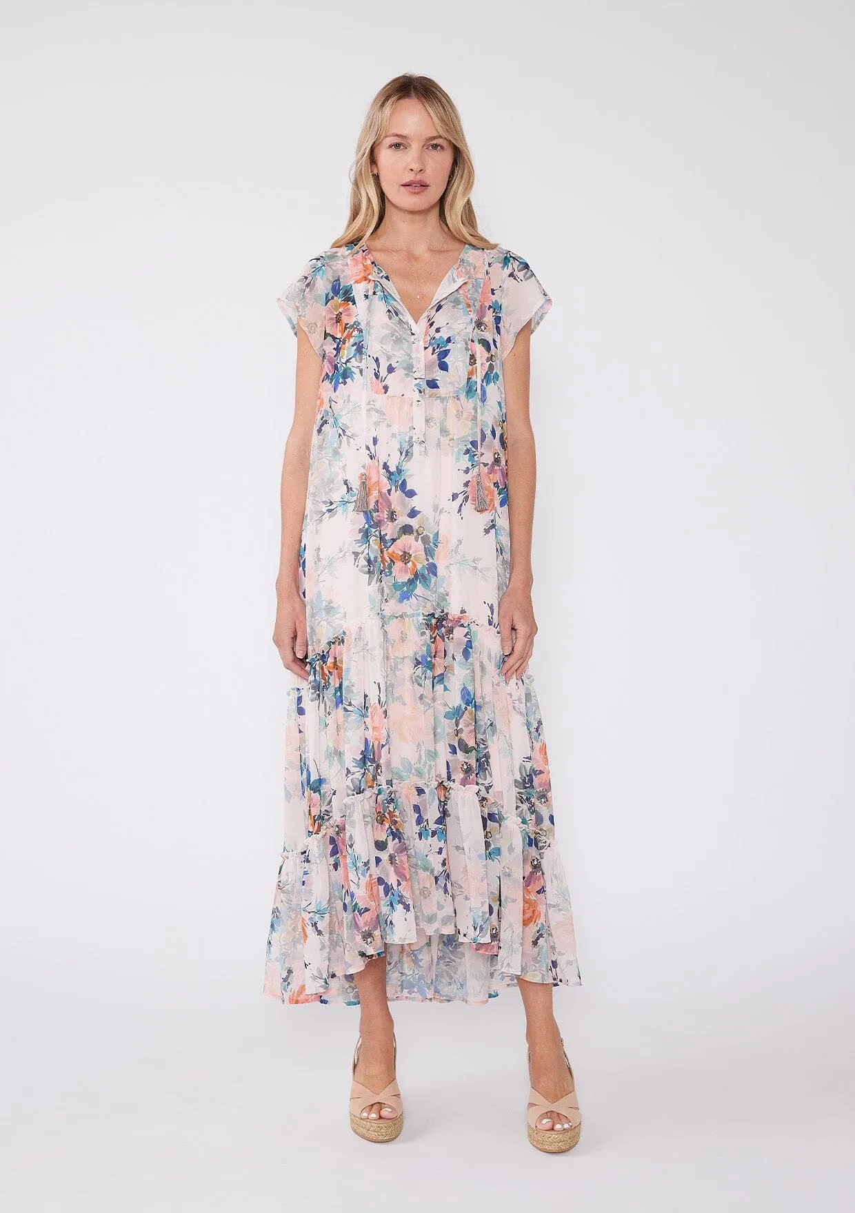 Love Language Floral Maxi Dress sold by lovestitch product image thumbnail 2