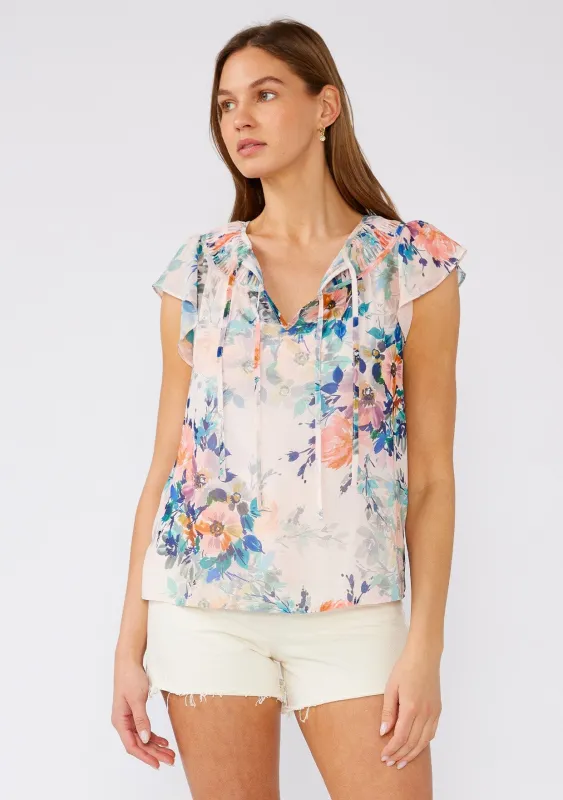 Dacia Floral Top sold by lovestitch