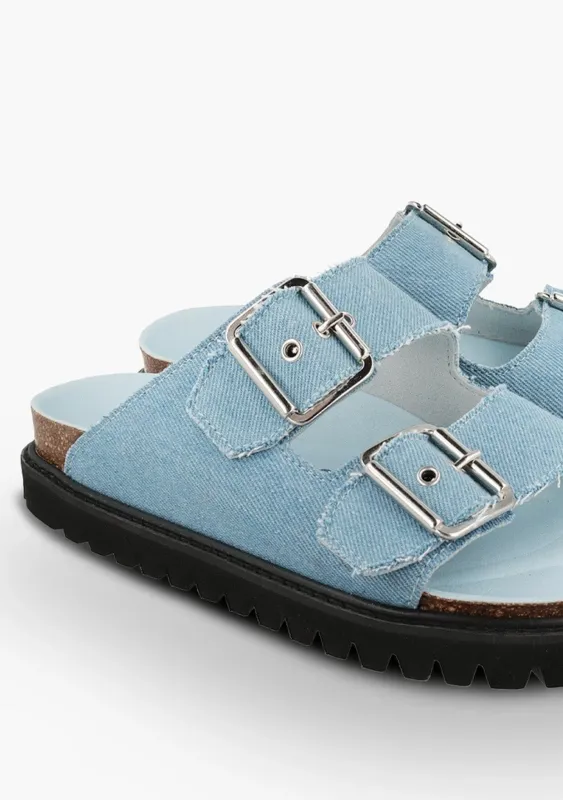 GENUINS Honolulu Vegan Denim Sandal sold by lovestitch