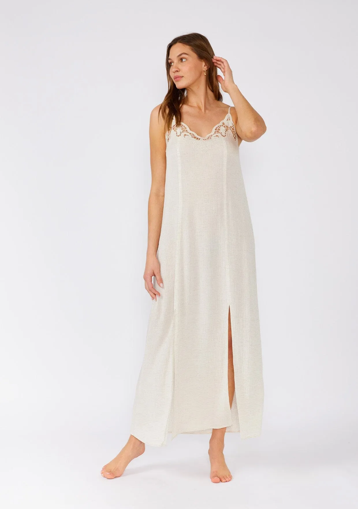 Lennon Lace Maxi Dress sold by lovestitch