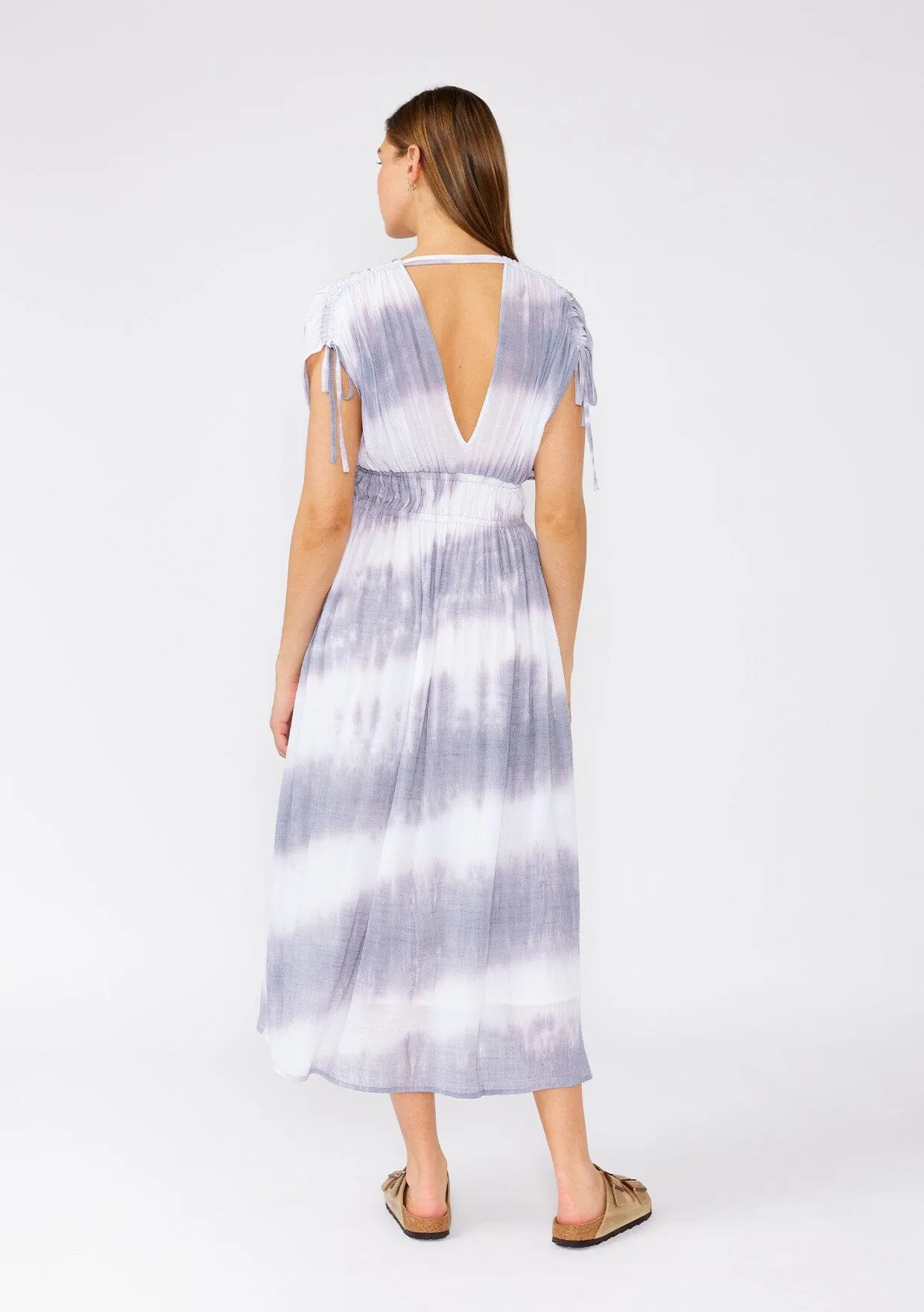 Bree Striped Midi Dress sold by lovestitch product image thumbnail 2