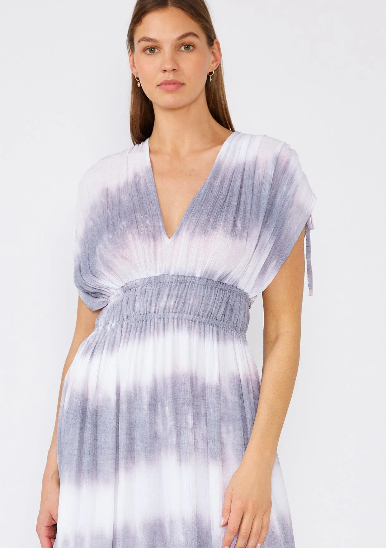 Bree Striped Midi Dress sold by lovestitch product image thumbnail 4