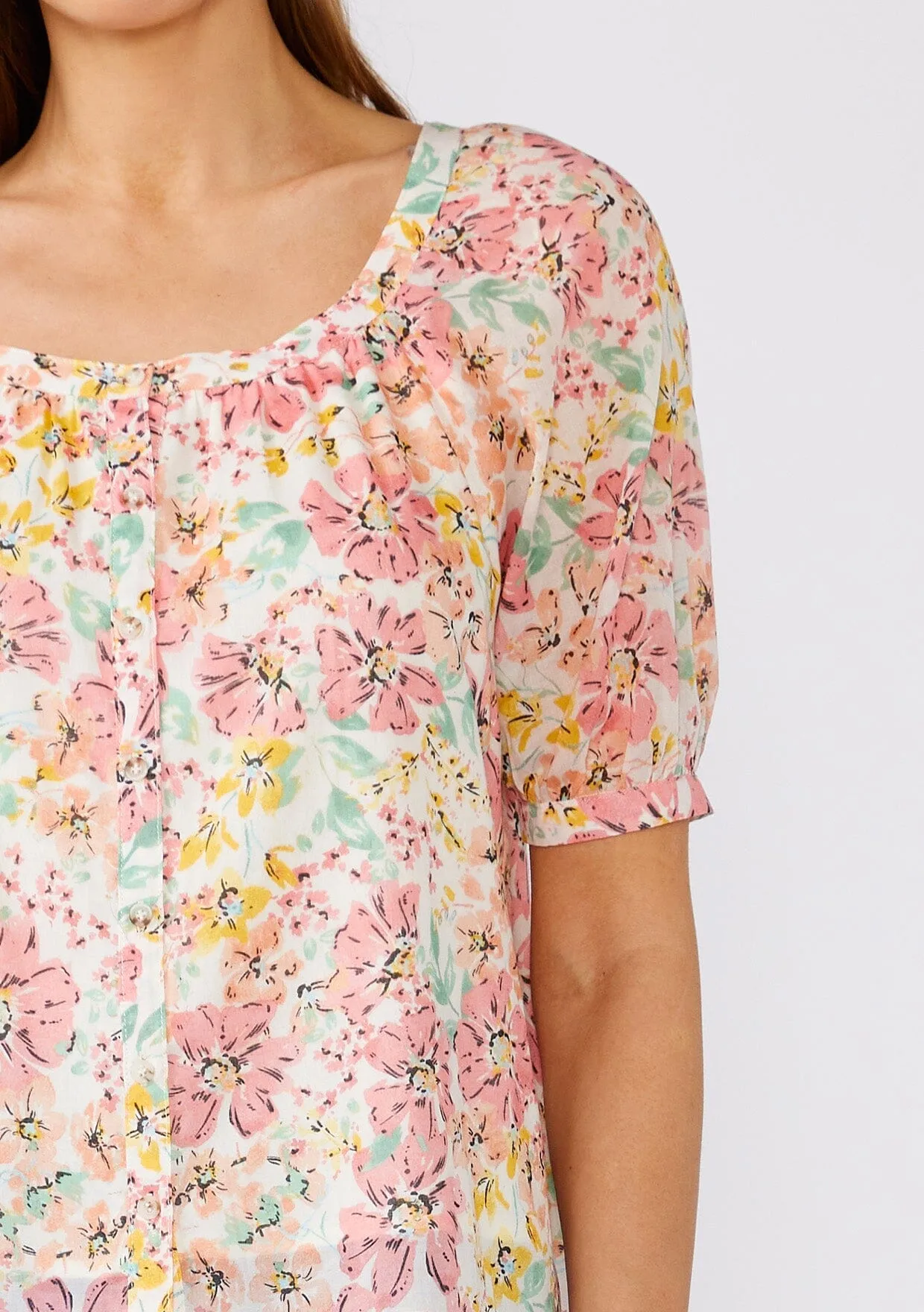 How Sweet Floral Top sold by lovestitch product image thumbnail 4