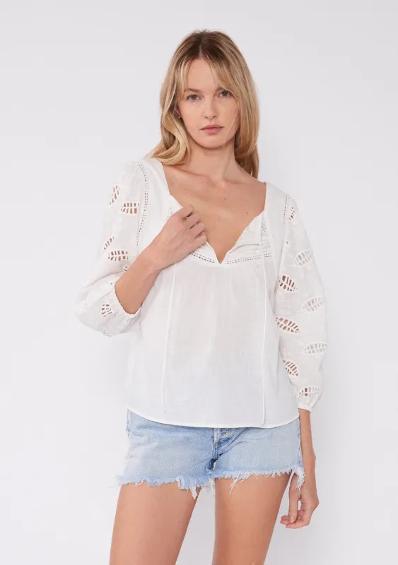Tavi Embroidered Blouse sold by lovestitch