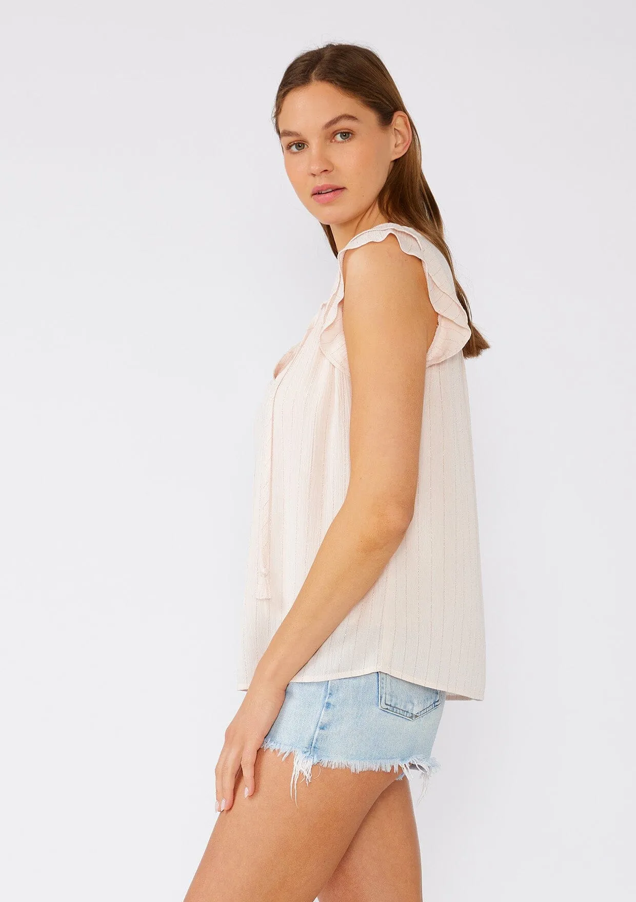 Cressida Flutter Sleeve Top sold by lovestitch product image thumbnail 3