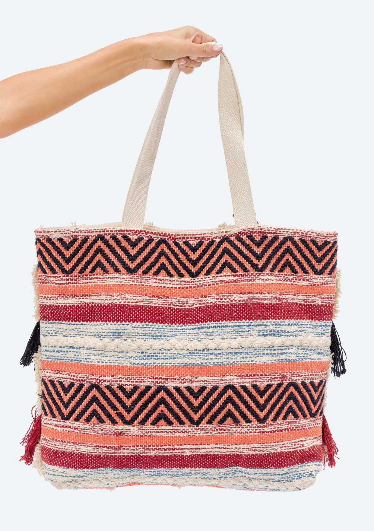 Amalfi Coast Fringed Tote sold by lovestitch product image thumbnail 4