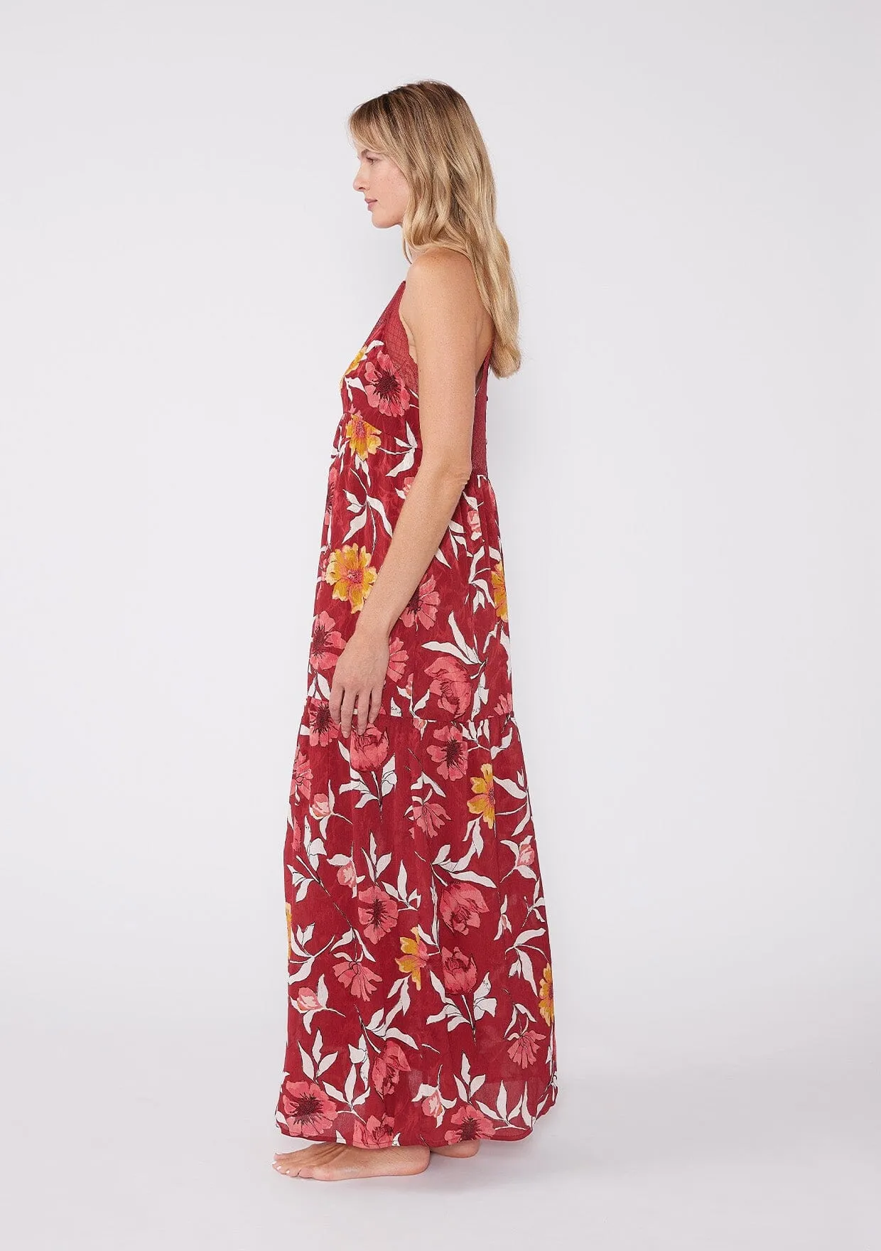 Macara Floral Tiered Maxi Dress sold by lovestitch product image thumbnail 3