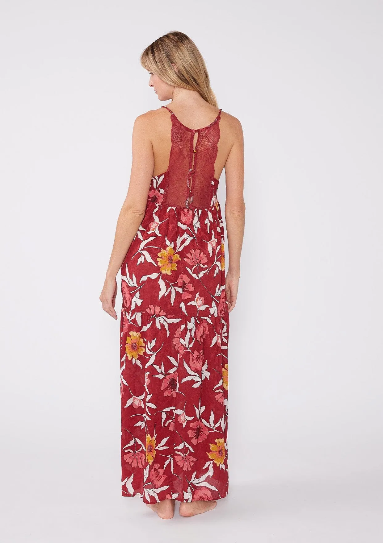 Macara Floral Tiered Maxi Dress sold by lovestitch product image thumbnail 2