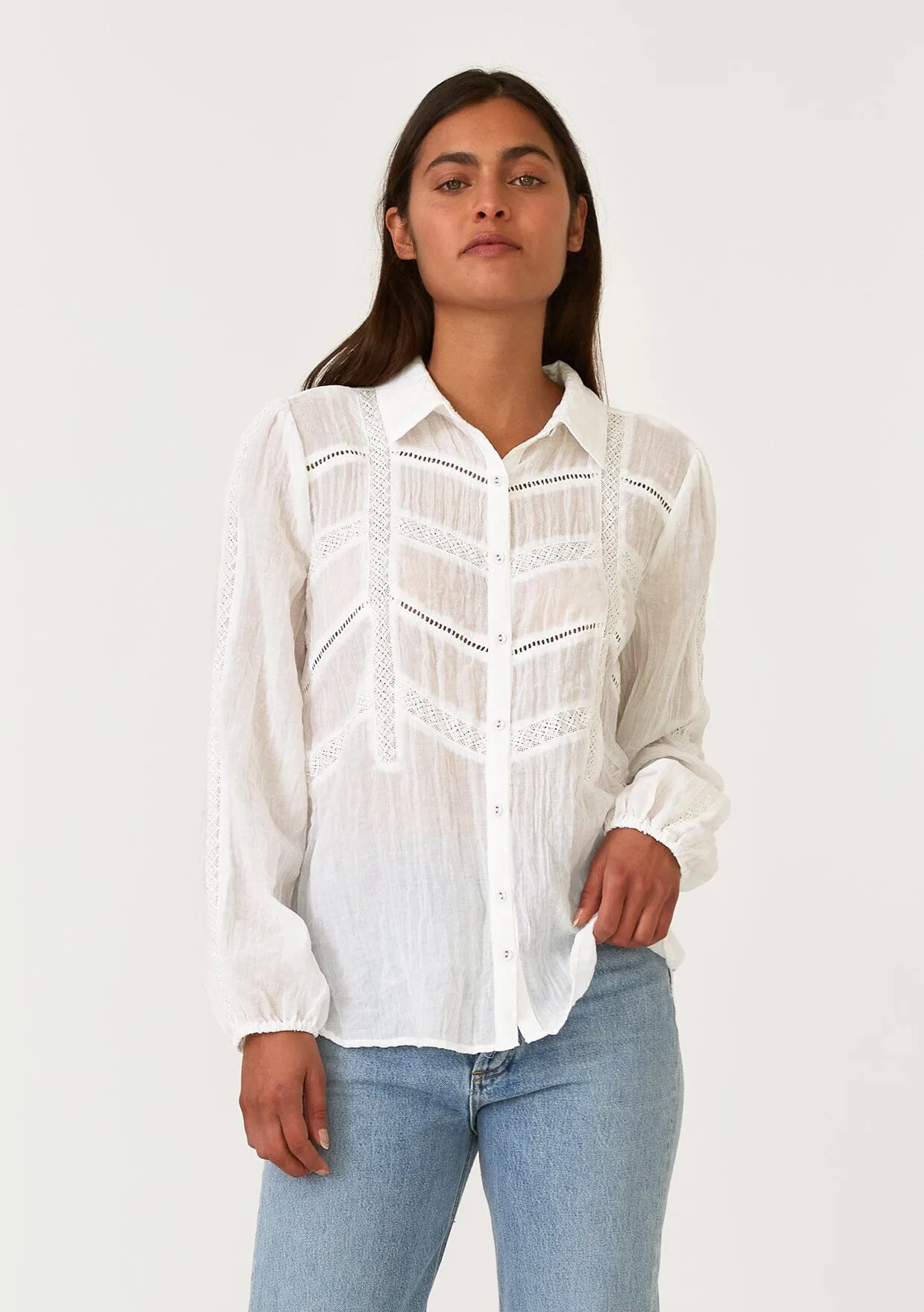 Stevie Lace Shirt sold by lovestitch product image thumbnail 3