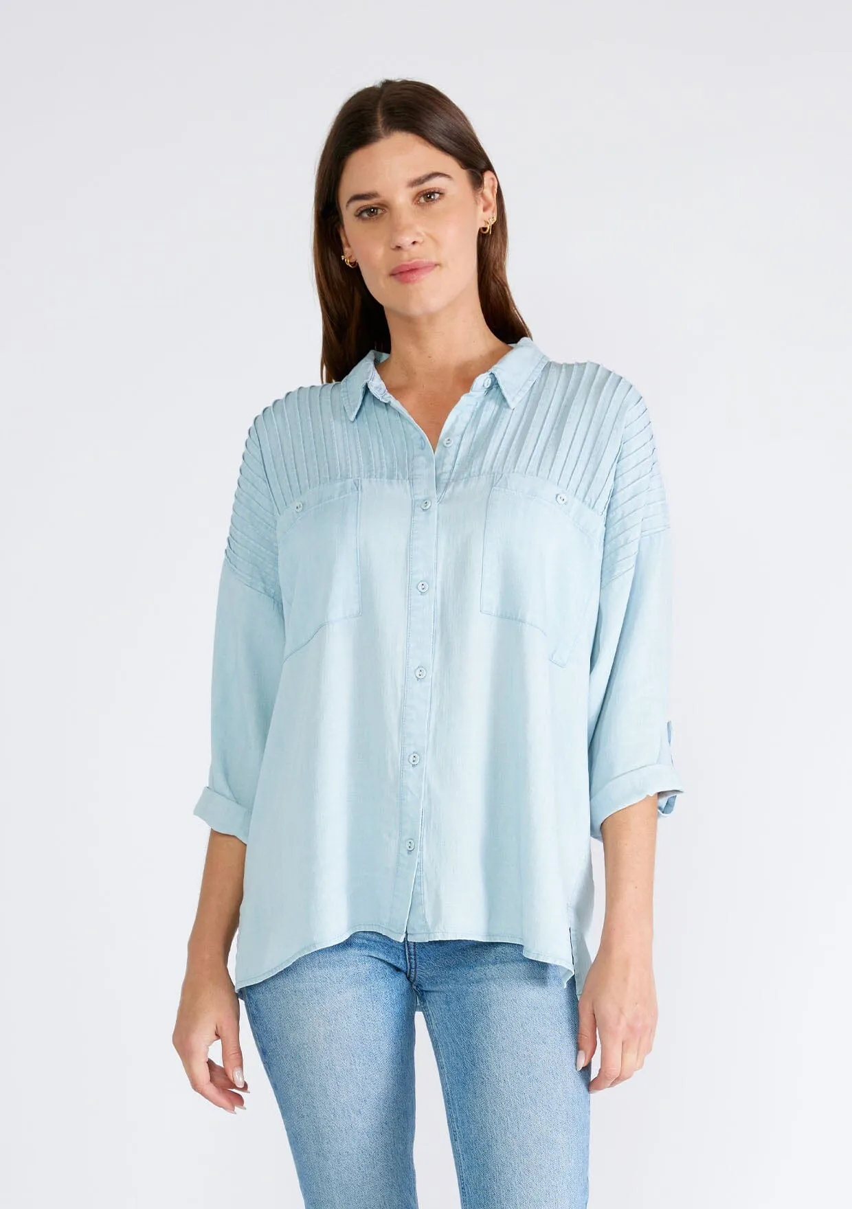 Birdie Tencel Shirt sold by lovestitch