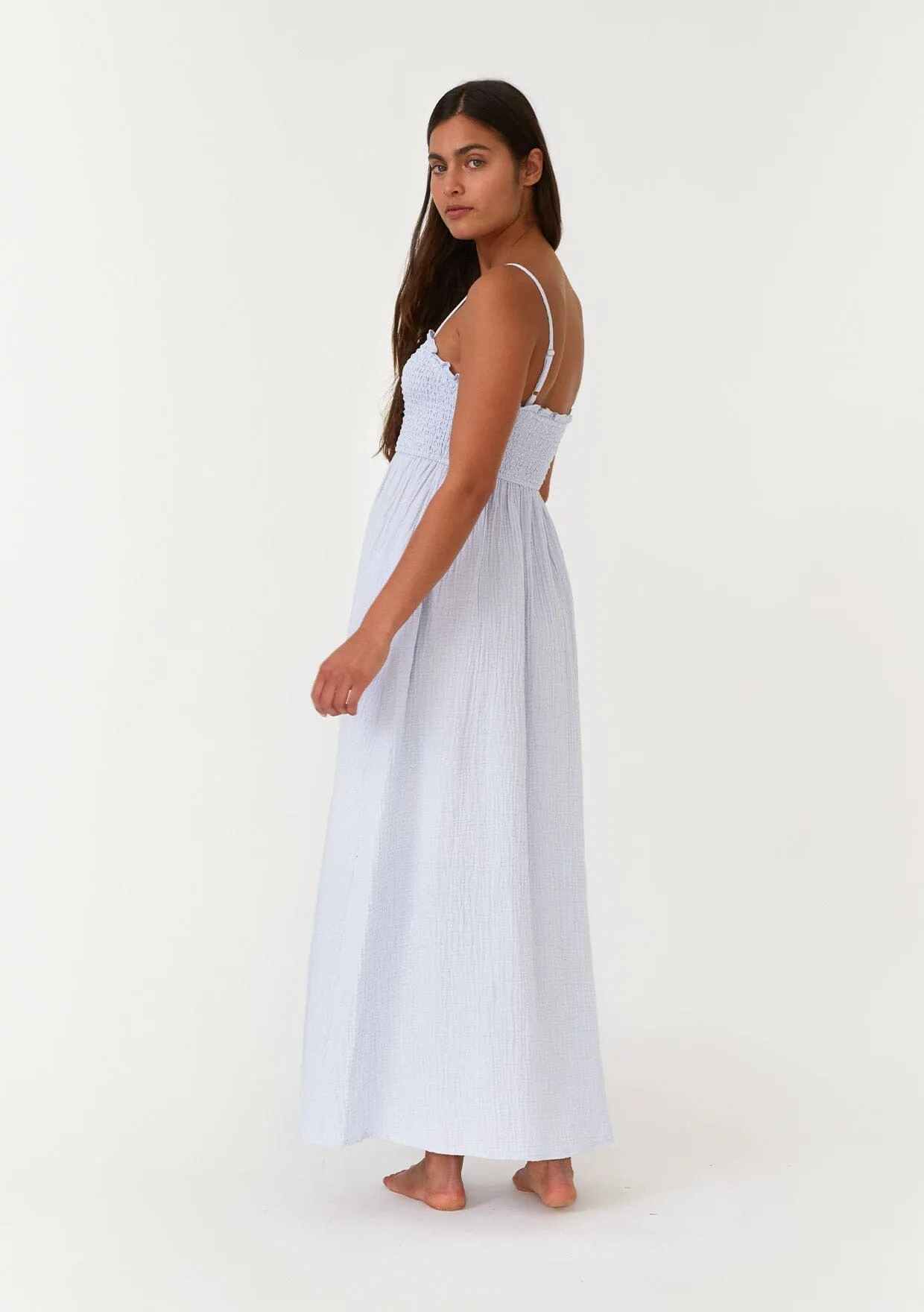 Thea Smocked Maxi Dress sold by lovestitch product image thumbnail 2