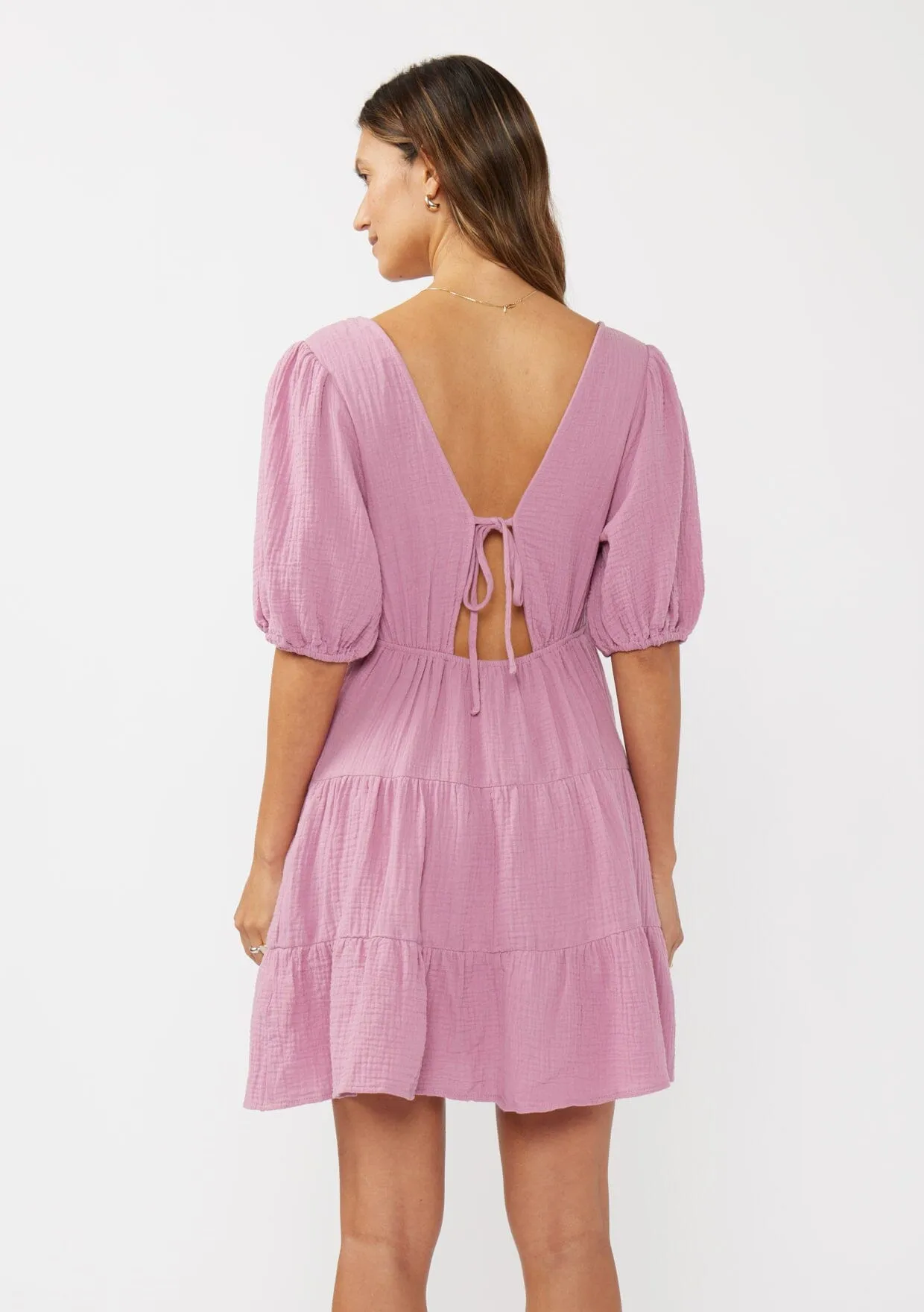 Blaire Puff Sleeve Mini Dress sold by lovestitch product image thumbnail 3