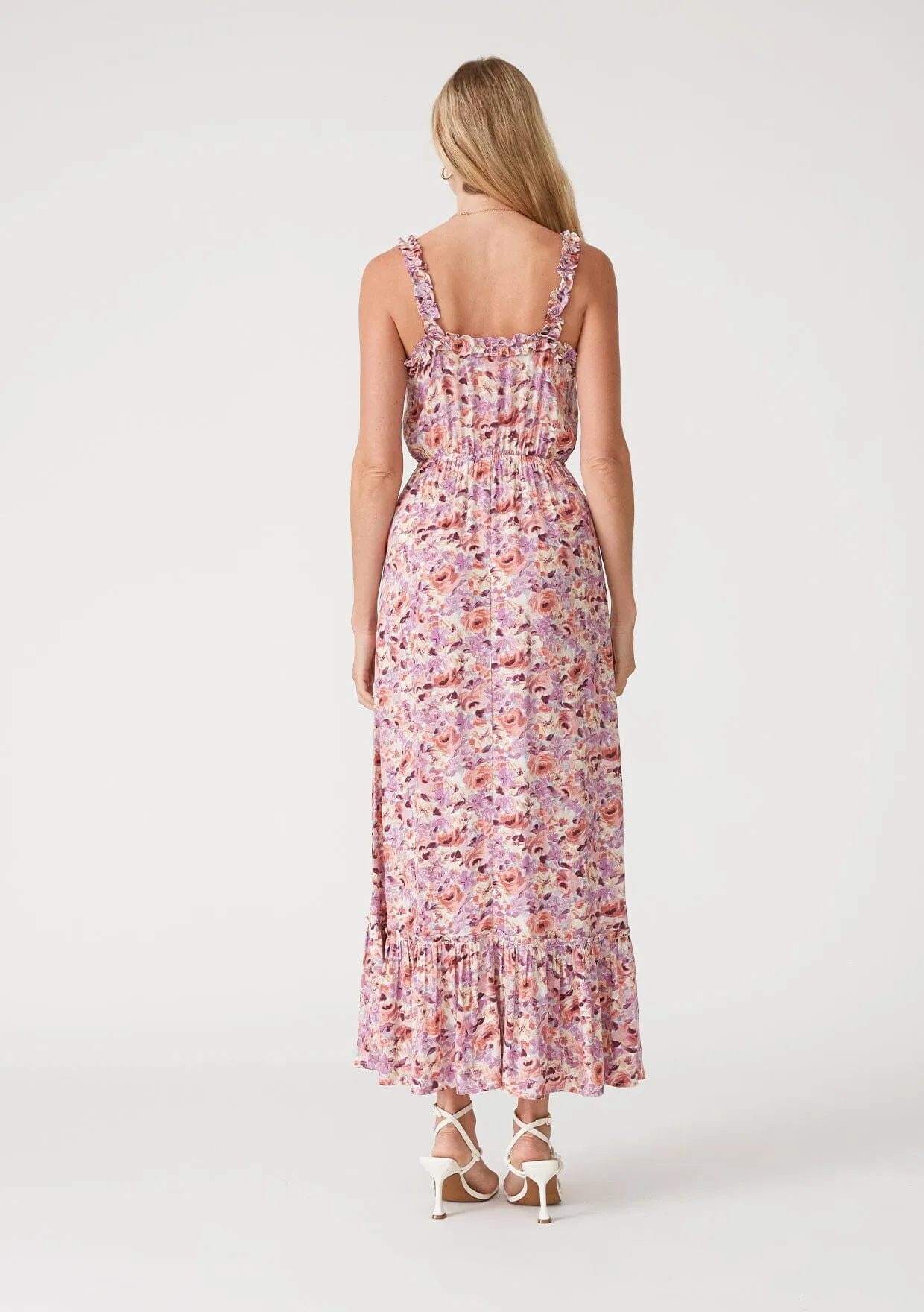 Nicolette Lace-Up Maxi Dress sold by lovestitch product image thumbnail 2