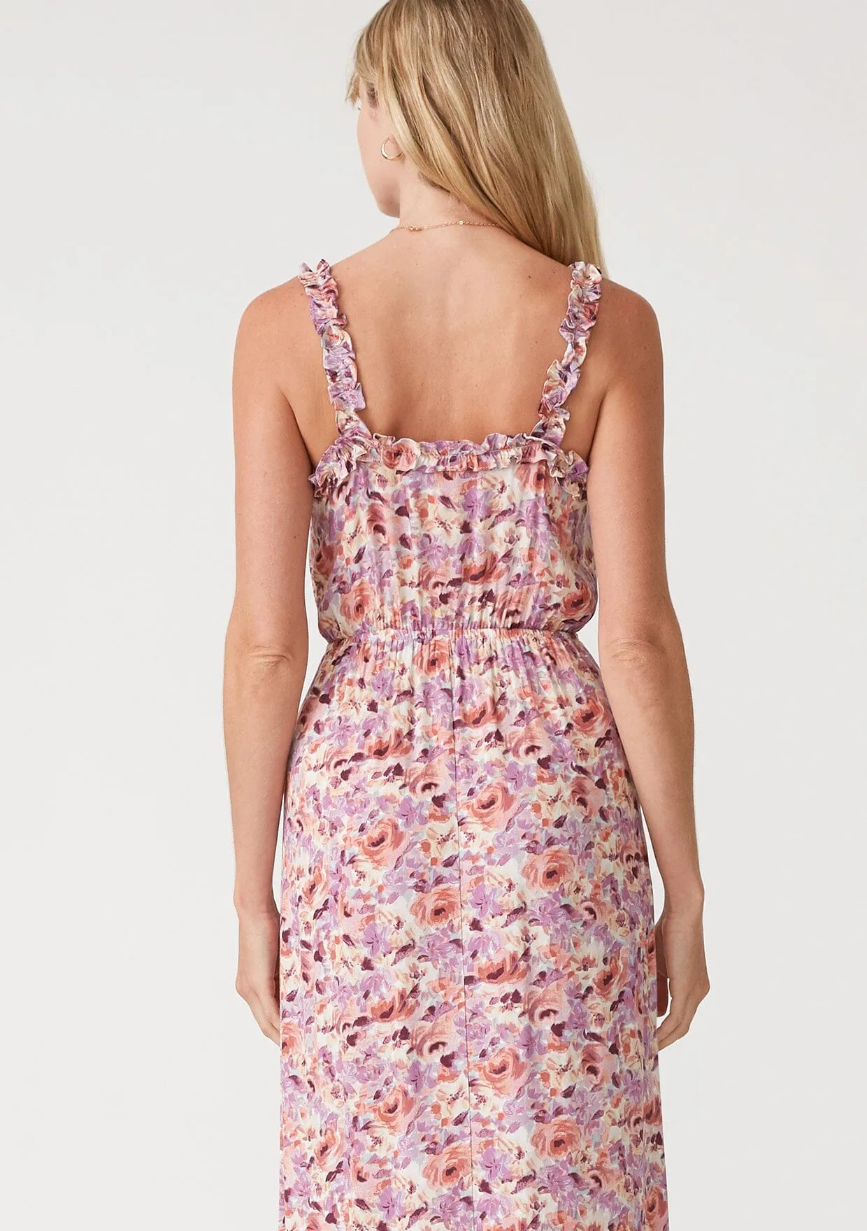 Nicolette Lace-Up Maxi Dress sold by lovestitch product image thumbnail 3