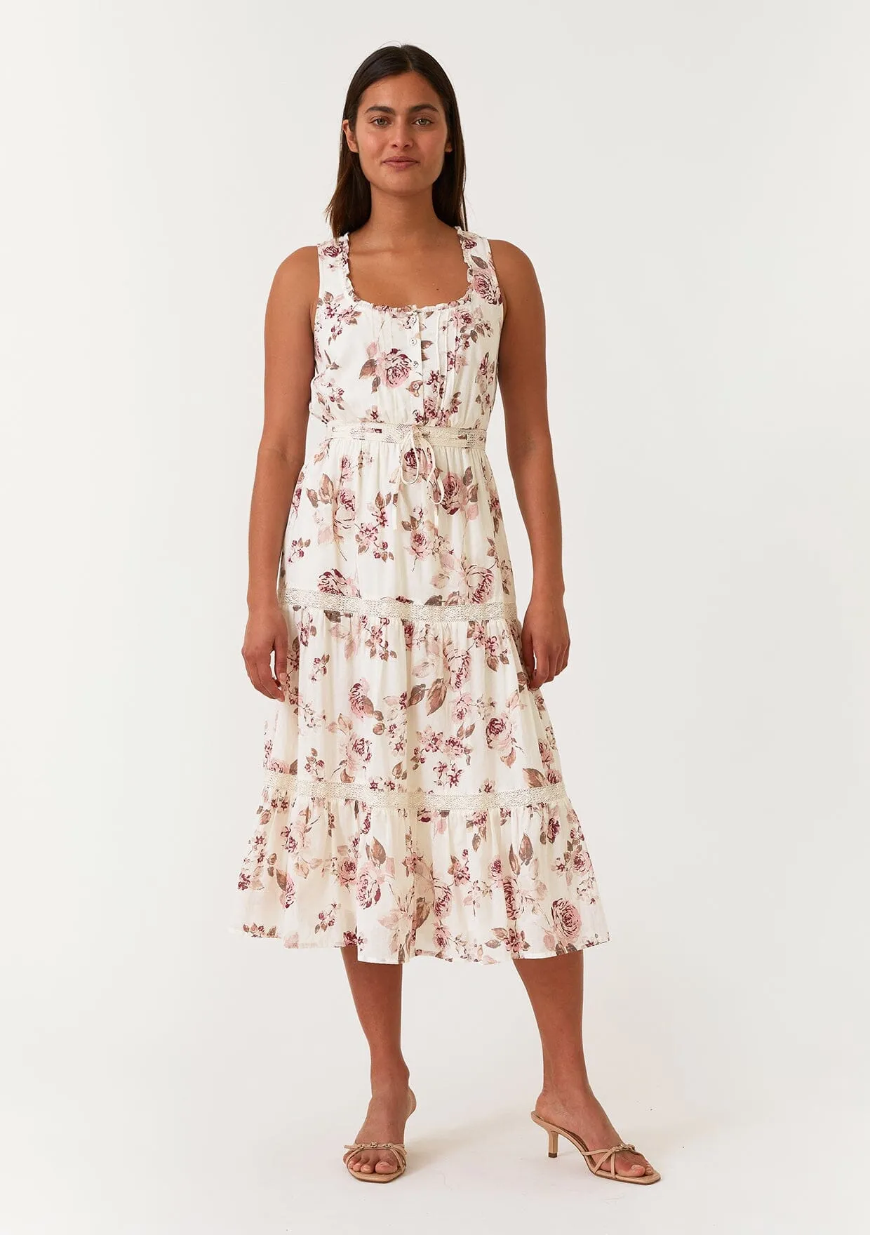 Evelyn Floral Midi Dress sold by lovestitch product image thumbnail 4