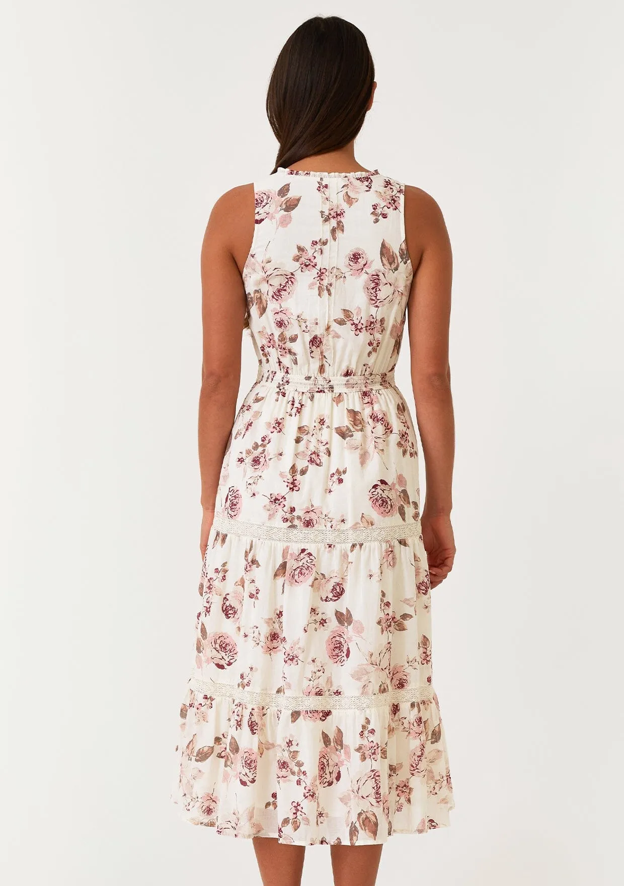 Evelyn Floral Midi Dress sold by lovestitch product image thumbnail 5