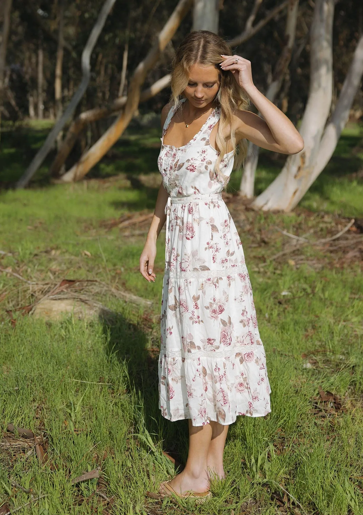 Evelyn Floral Midi Dress sold by lovestitch product image thumbnail 3