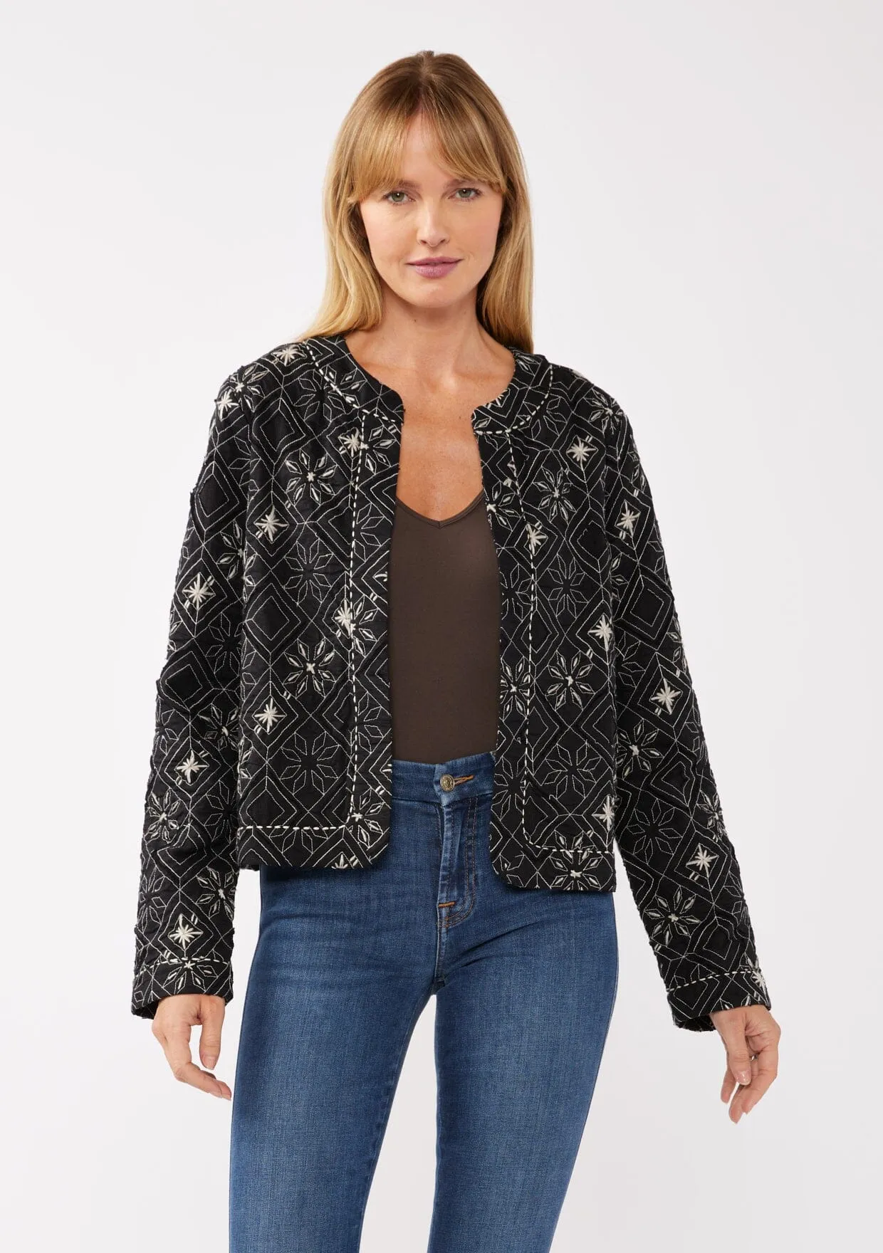 Pandora Embroidered Lady Jacket sold by lovestitch