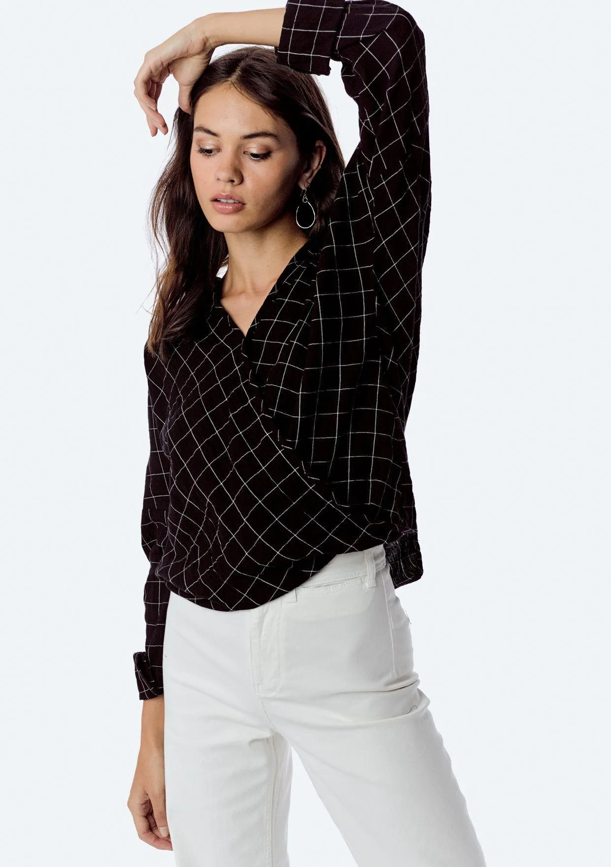 Nina Plaid Top sold by lovestitch product image thumbnail 3