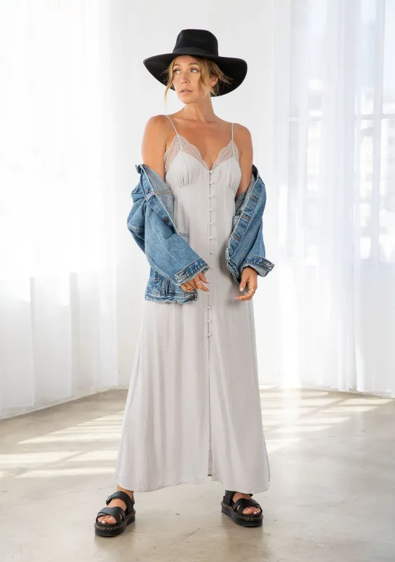 Verona Maxi Slip Dress sold by lovestitch