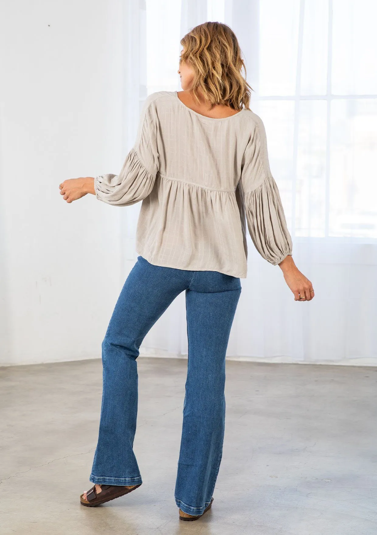 Set Free Cropped Peasant Top sold by lovestitch product image thumbnail 4