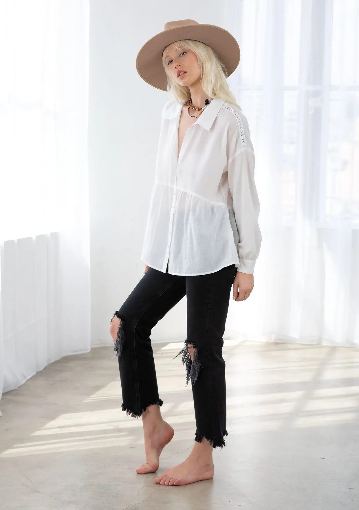Promise You Lace Shirt sold by lovestitch product image thumbnail 3