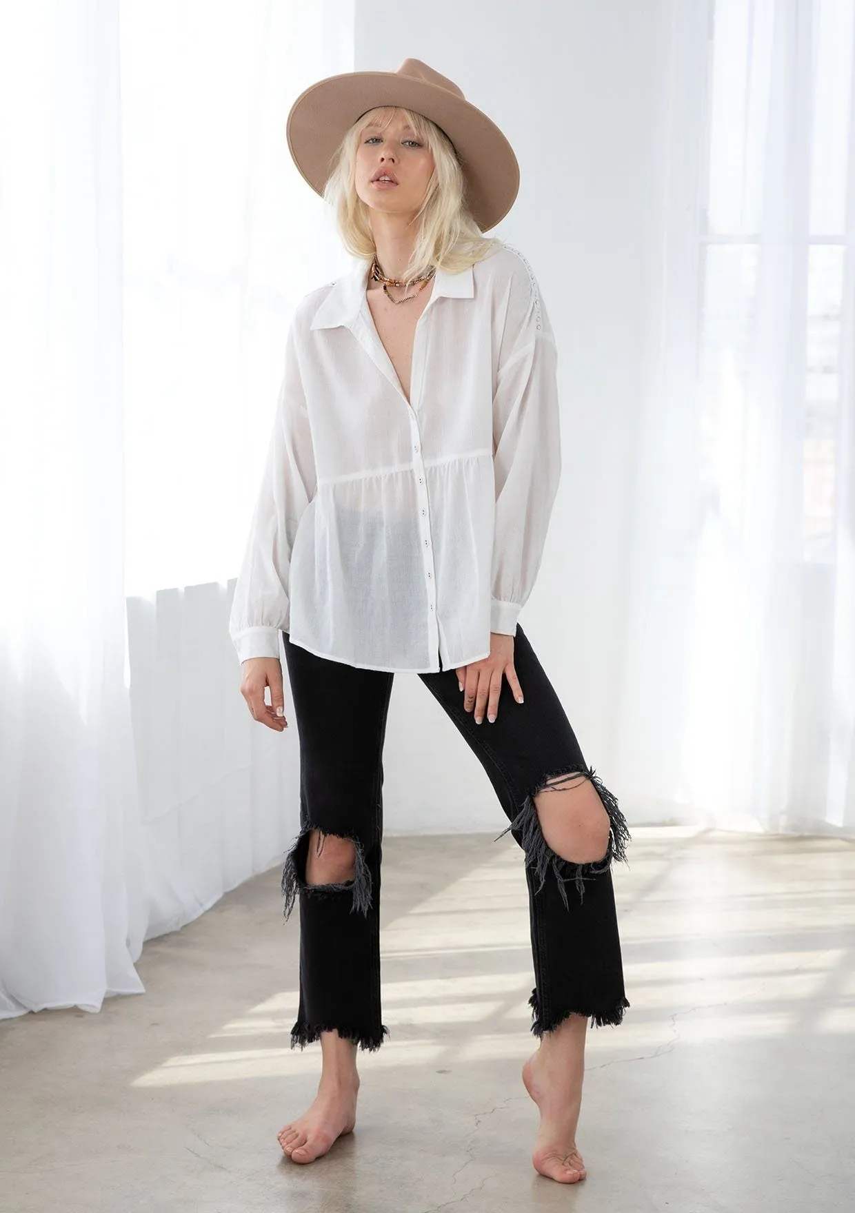 Promise You Lace Shirt sold by lovestitch product image thumbnail 4