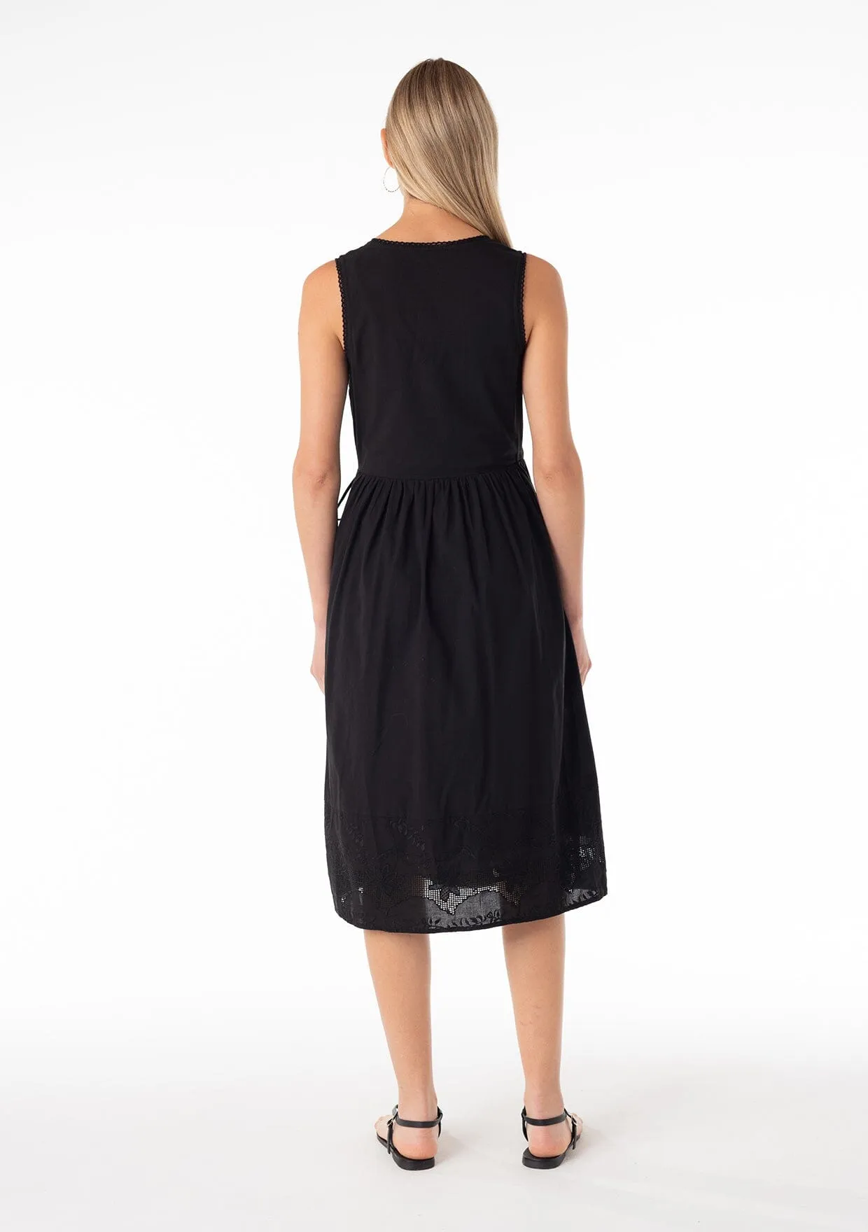 Lenore Embroidered Wrap Dress sold by lovestitch product image thumbnail 2