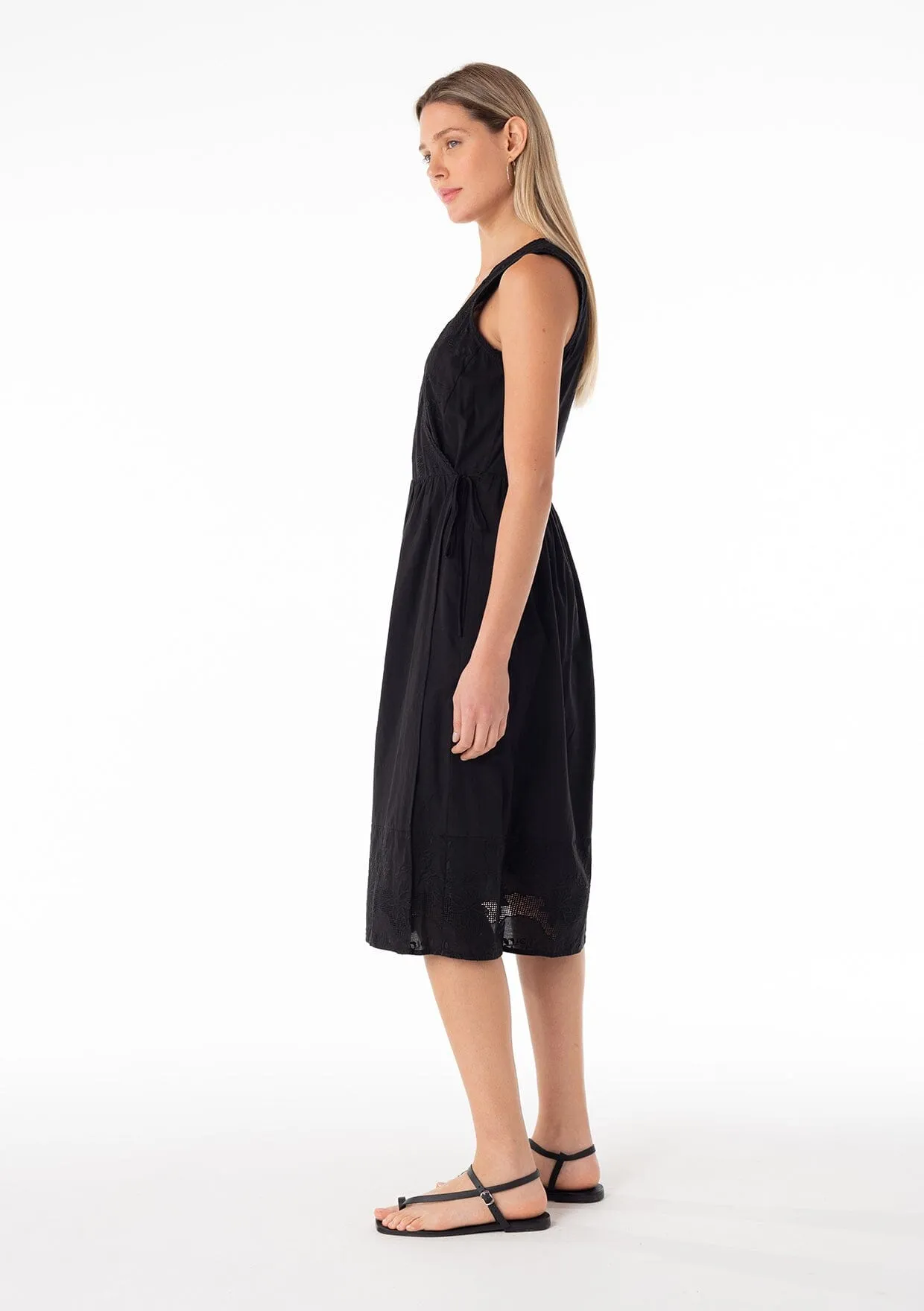 Lenore Embroidered Wrap Dress sold by lovestitch product image thumbnail 3