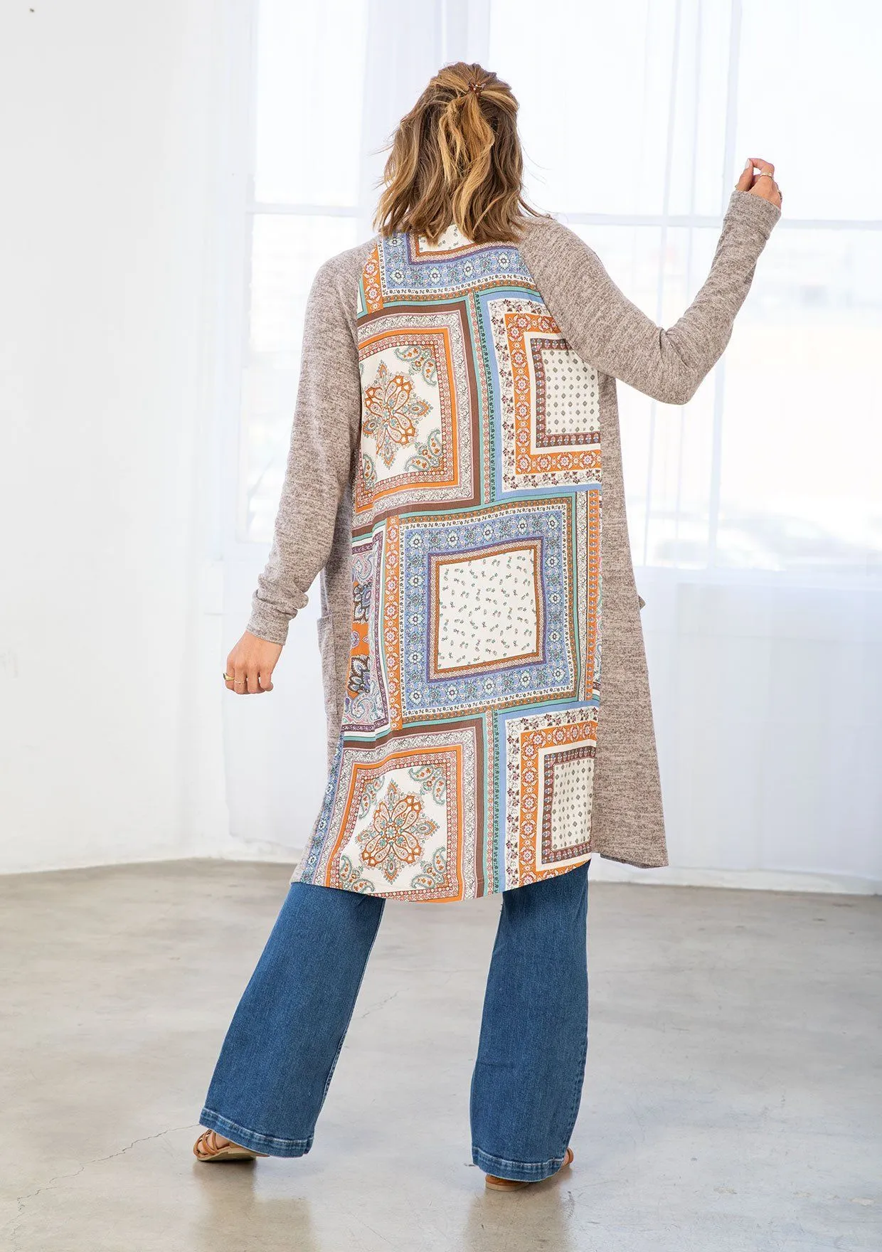 Brooks Patchwork Cardigan sold by lovestitch product image thumbnail 2