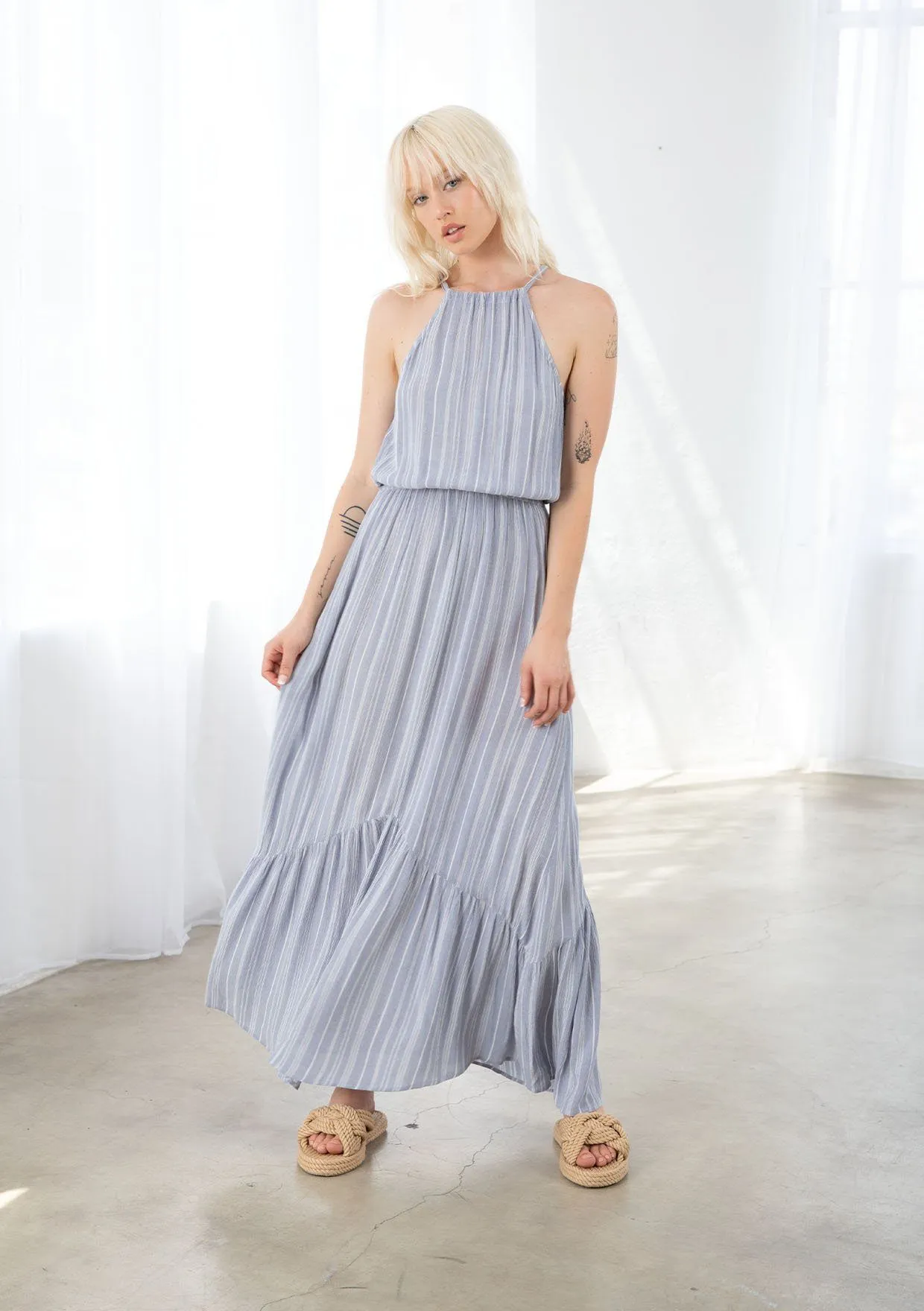 Chasing Waterfalls Maxi Dress sold by lovestitch product image thumbnail 2