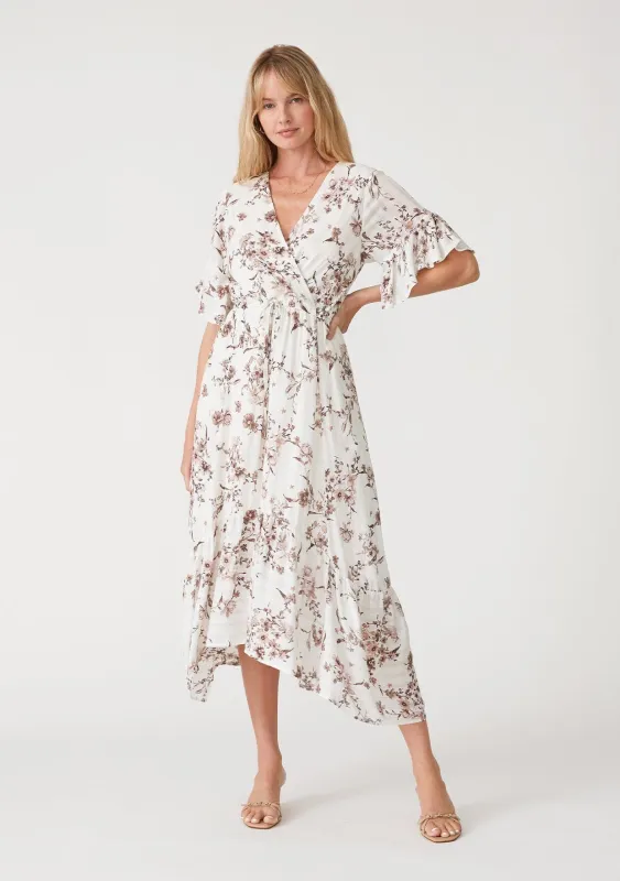 Elena Floral Maxi Dress sold by lovestitch