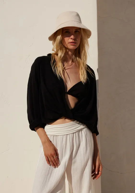 Maeve Knot Front Shirt sold by lovestitch