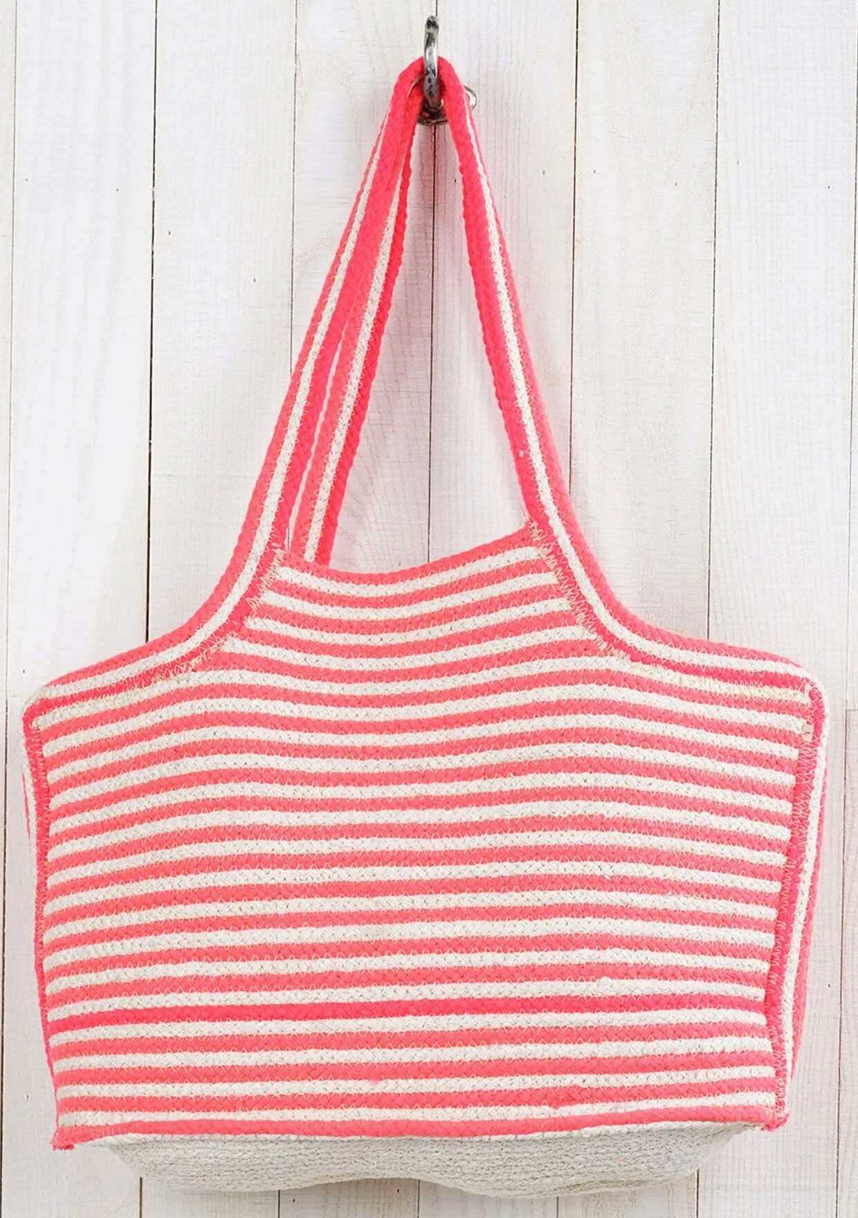 Striped Tote Bag sold by lovestitch product image thumbnail 4