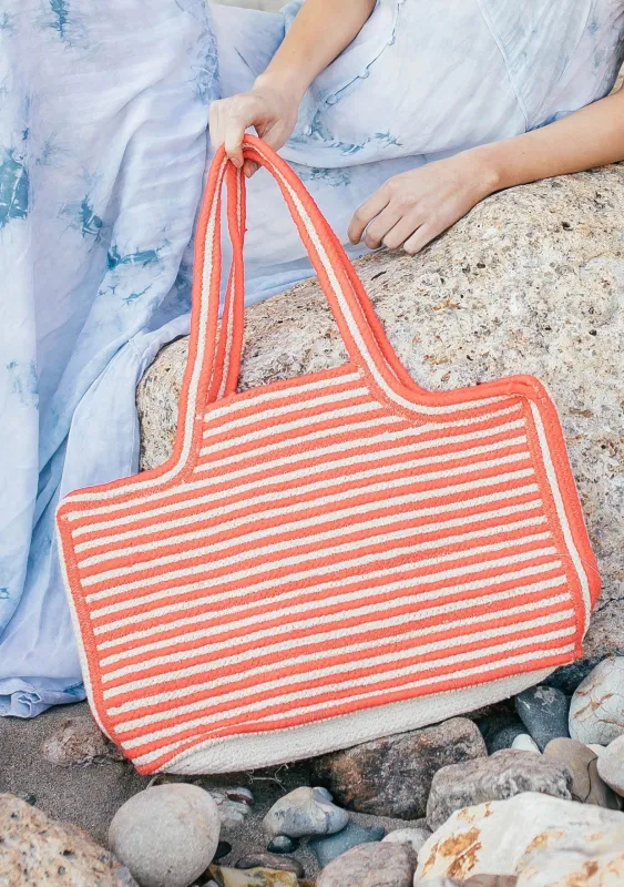 Striped Tote Bag sold by lovestitch