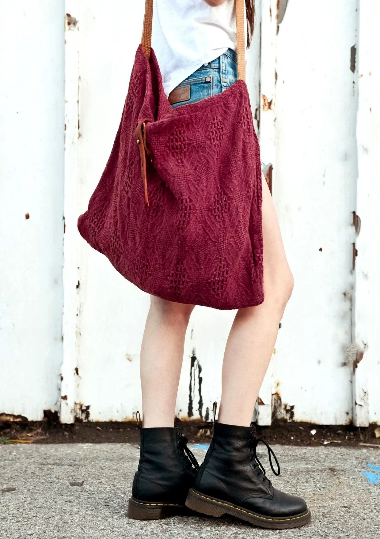 Tsura Crossbody Tote sold by lovestitch