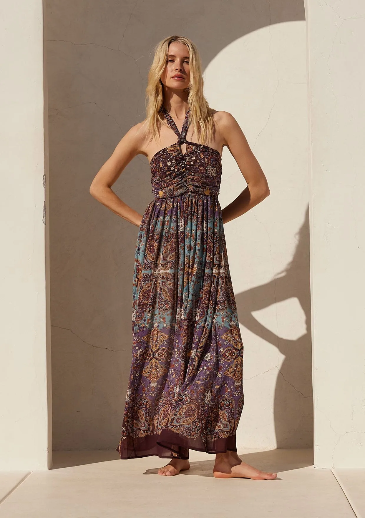 Livna Halter Maxi Dress sold by lovestitch