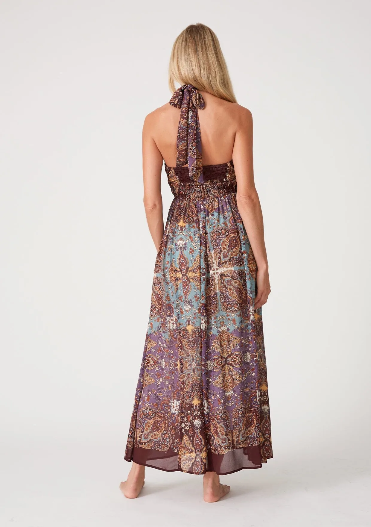 Livna Halter Maxi Dress sold by lovestitch product image thumbnail 4