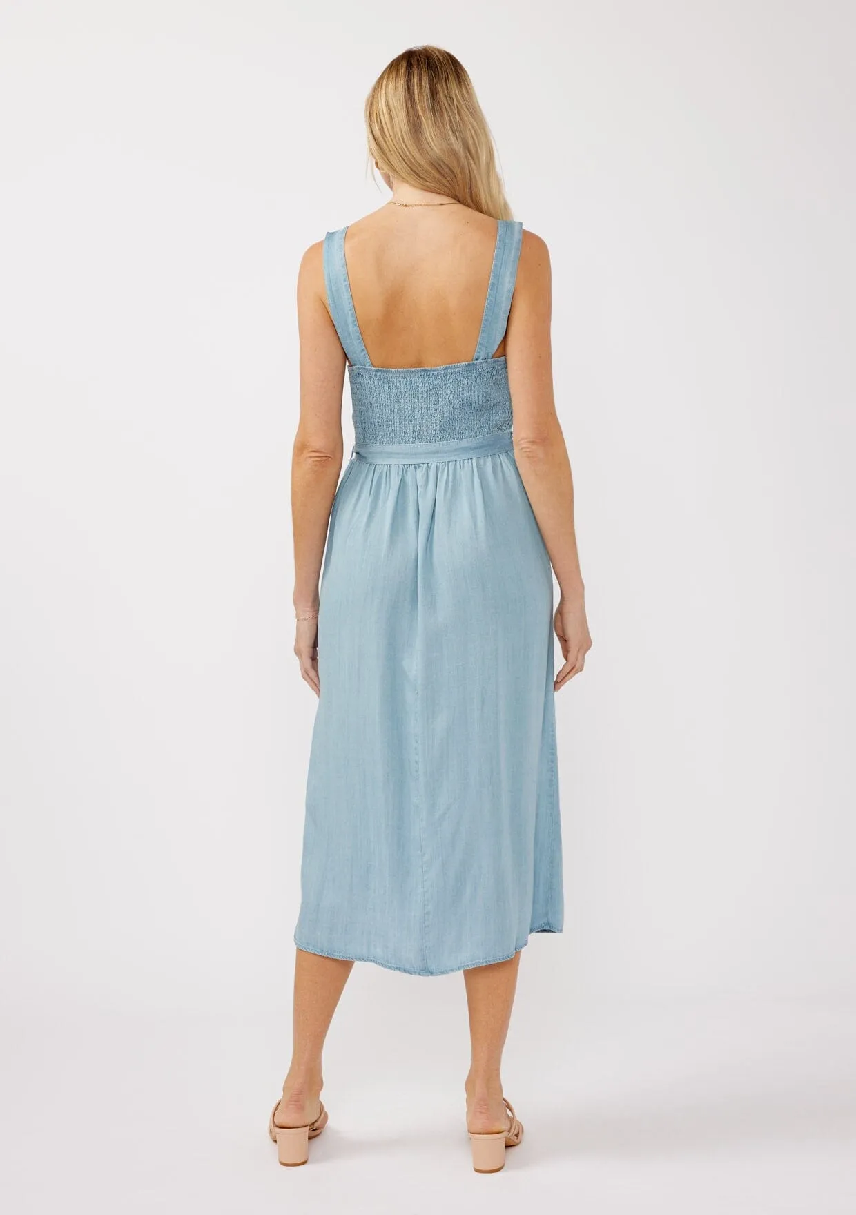 Alva Buttoned Tencel Dress sold by lovestitch product image thumbnail 4