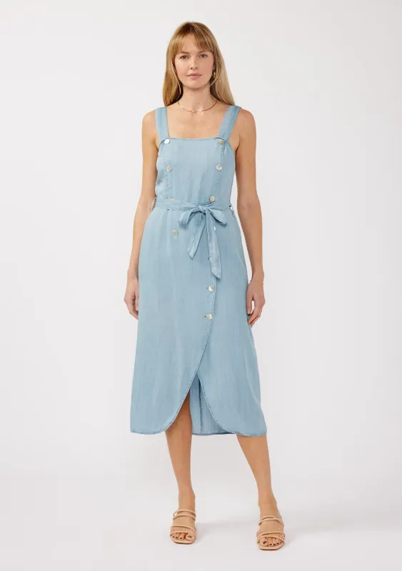 Alva Buttoned Tencel Dress sold by lovestitch