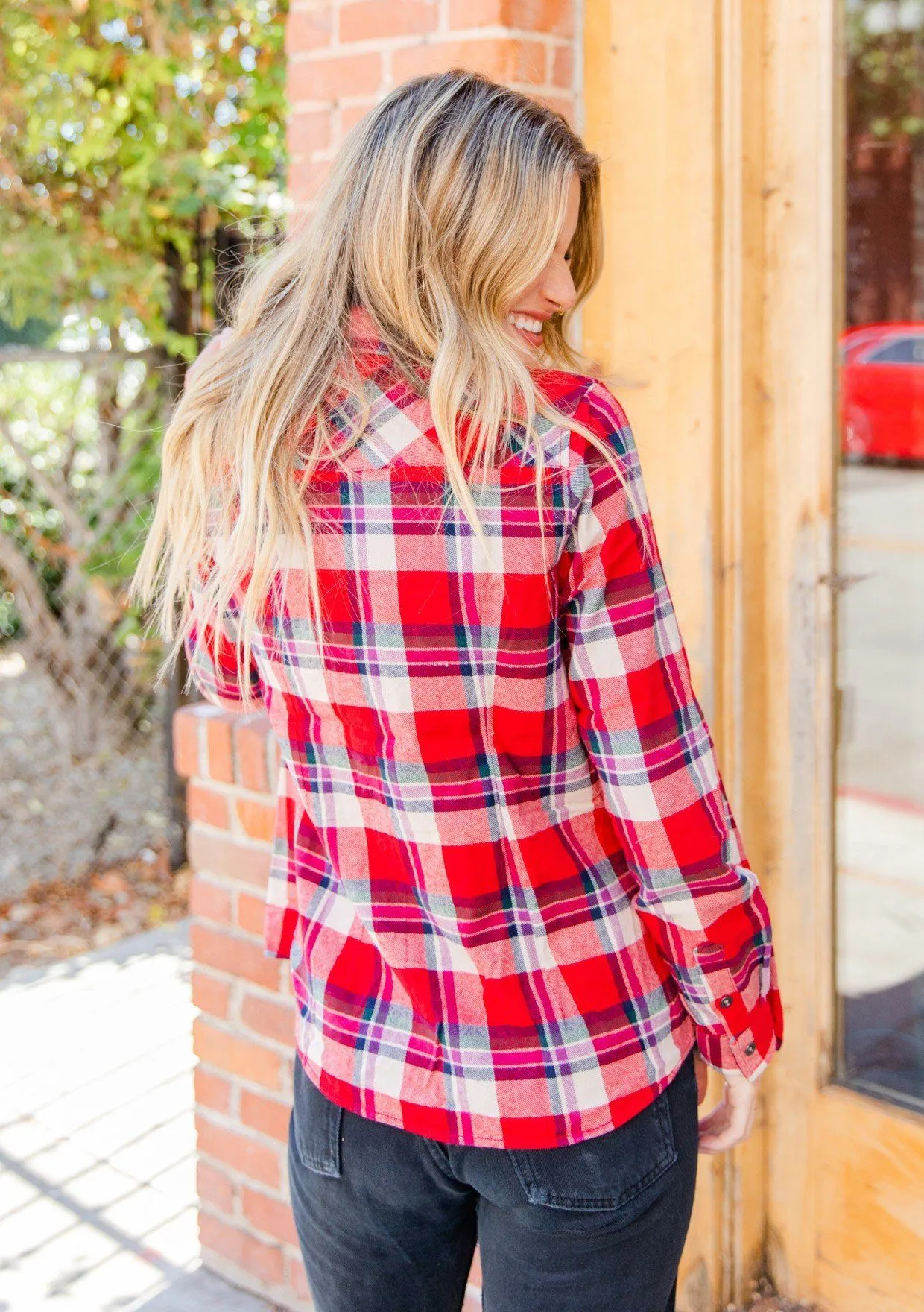 Loved Up Plaid Shirt sold by lovestitch product image thumbnail 2