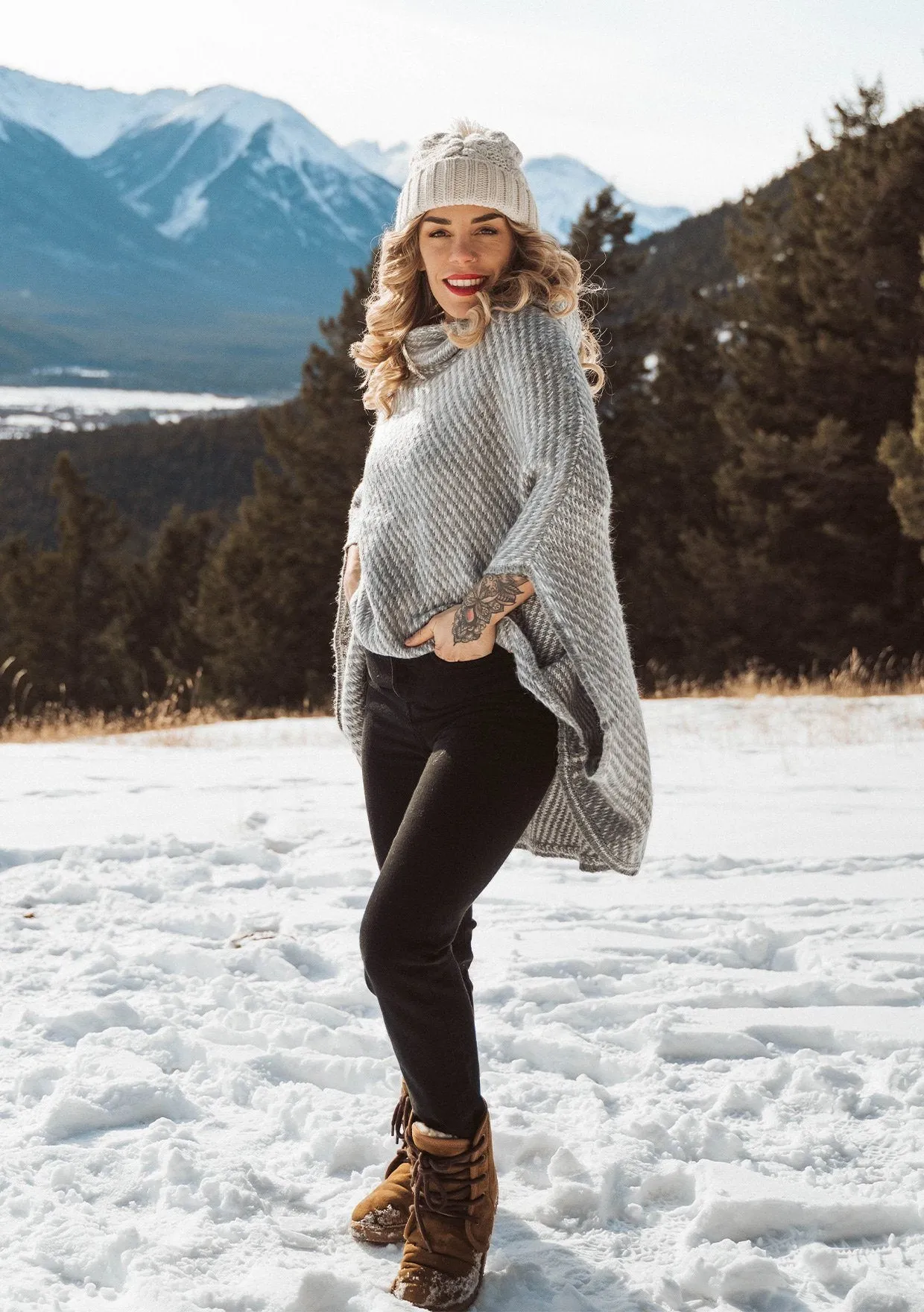 Lena Poncho sold by lovestitch product image thumbnail 4