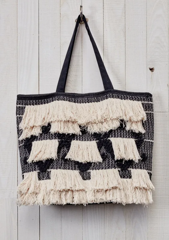 Willow Fringed Tote sold by lovestitch