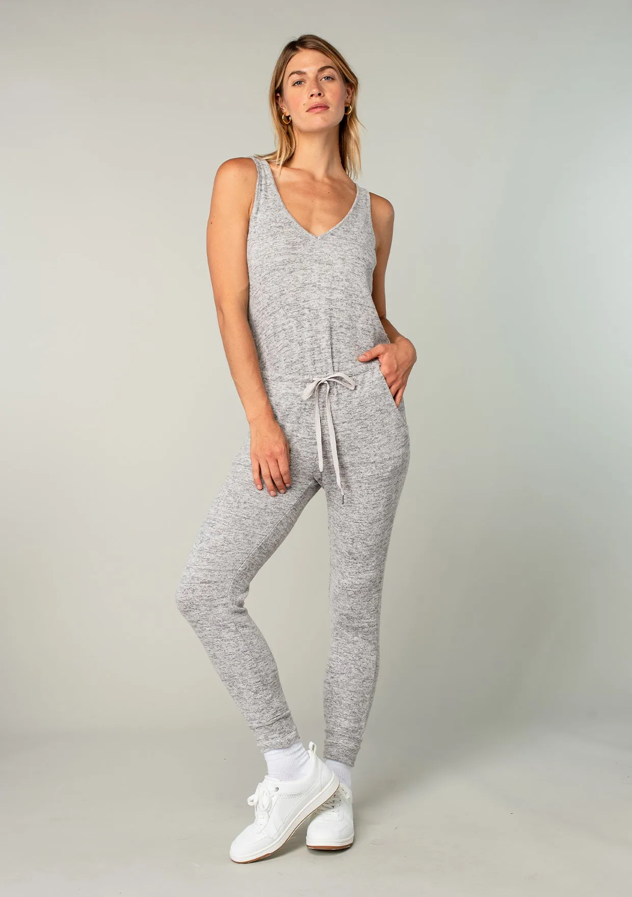 Staying In Bed Sleeveless Jumpsuit sold by lovestitch product image thumbnail 2
