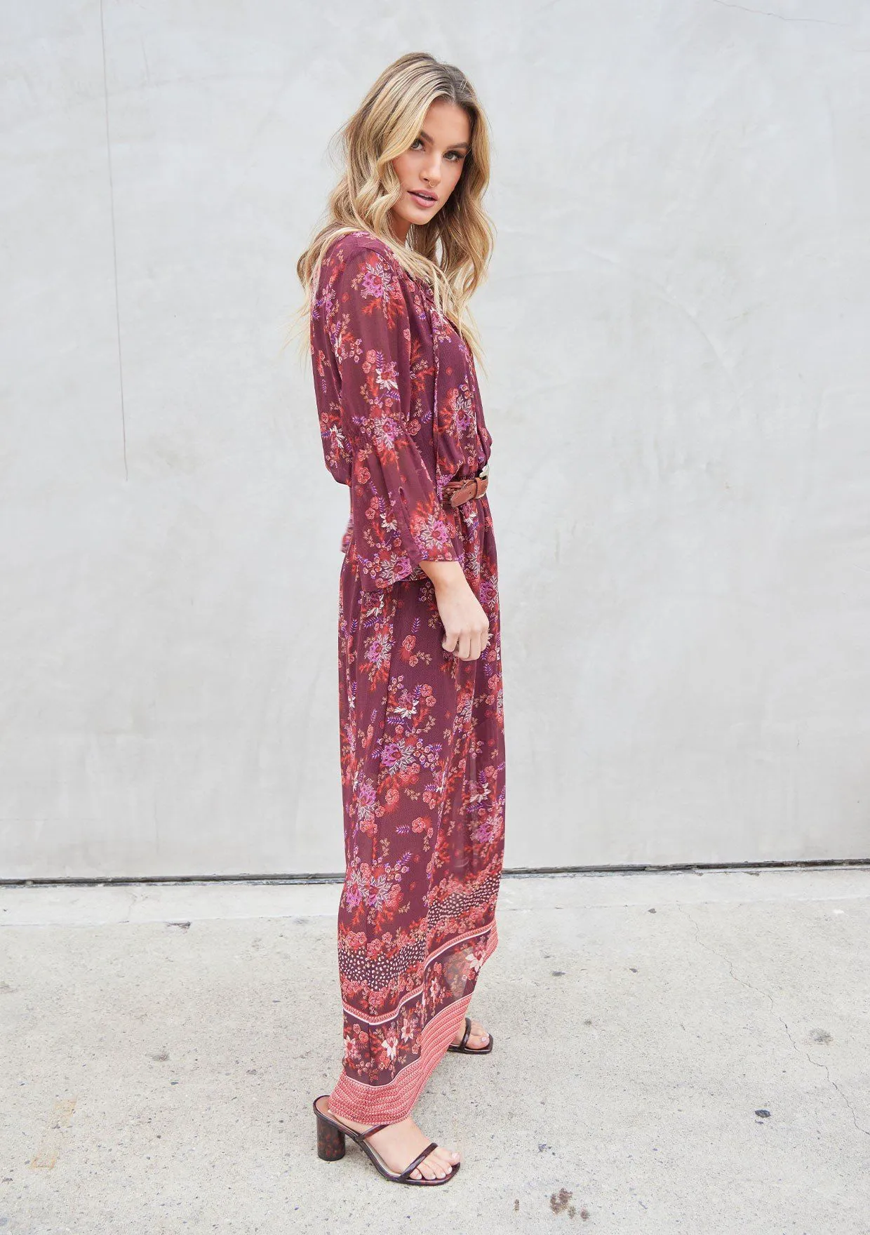 Poetry In Motion Floral Maxi Dress sold by lovestitch product image thumbnail 3