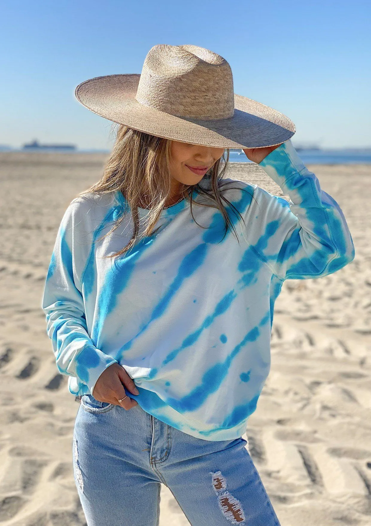 Topanga Vibes Tie Dye Sweatshirt sold by lovestitch