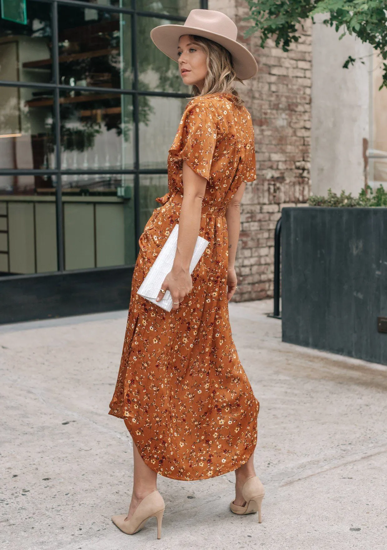 Sweet As Honey Floral Midi Dress sold by lovestitch product image thumbnail 2